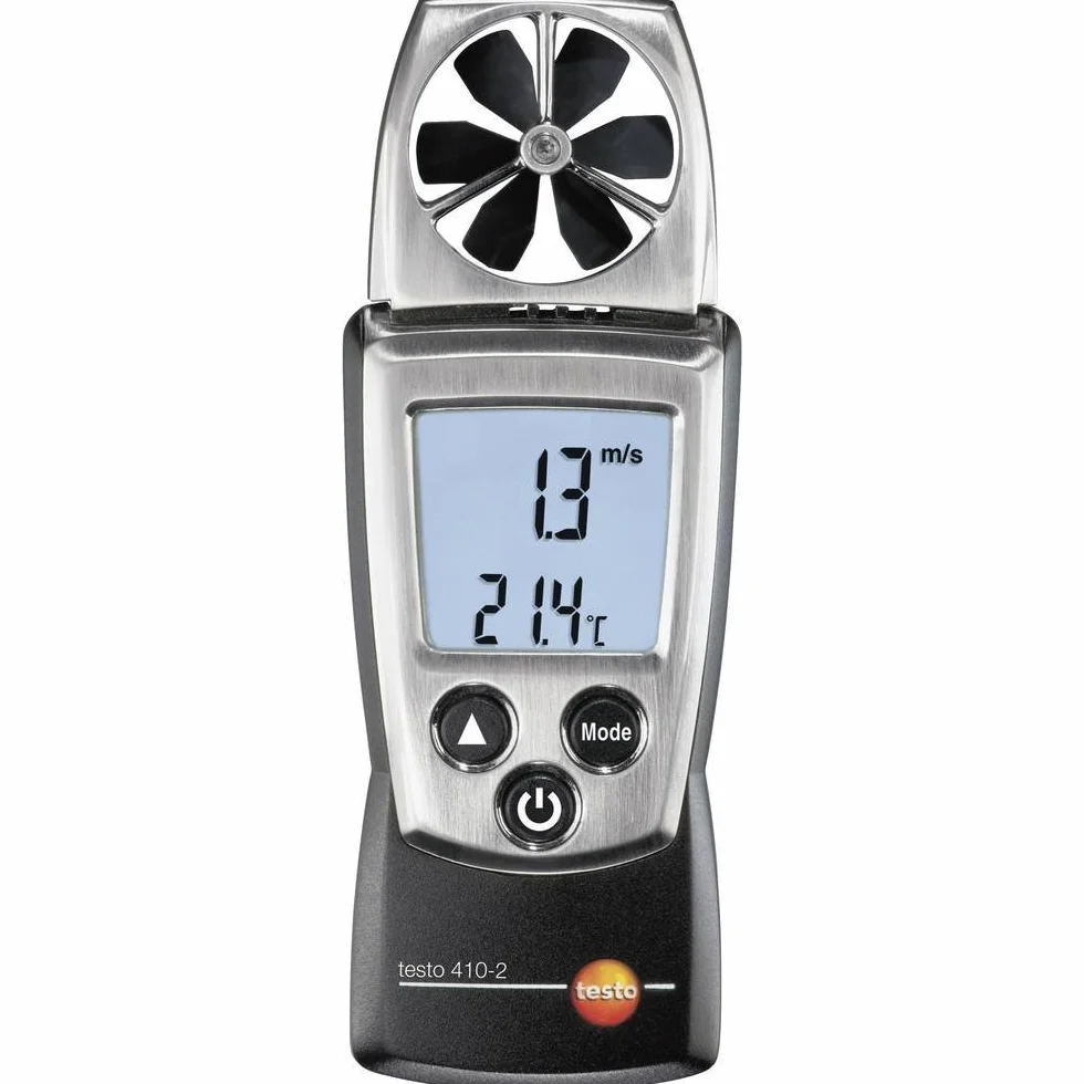 Testo 0560 4102 Anemómetro de Paletas con Medición de Humedad Integrada