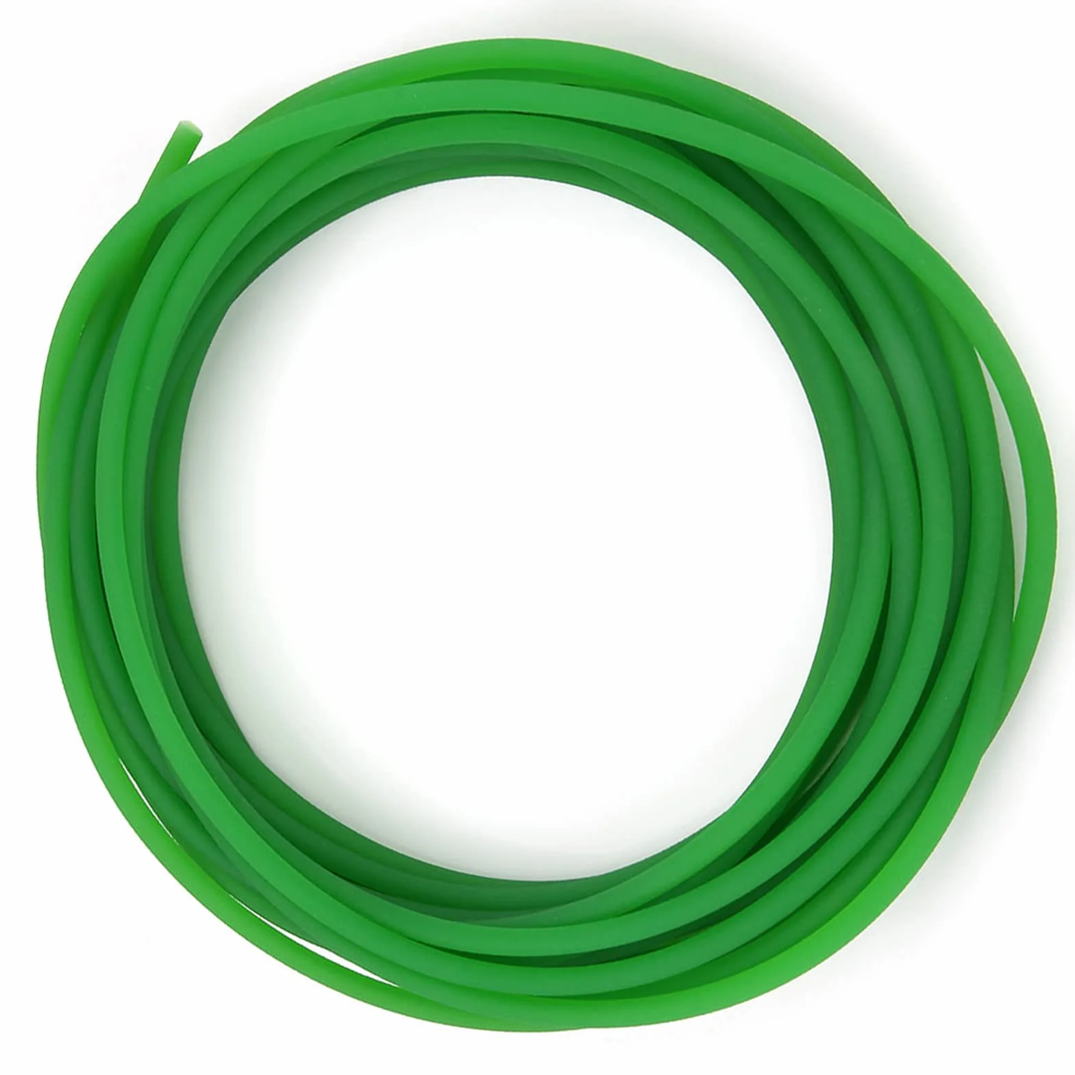 Correa de Poliuretano Redonda Rugosa Verde 6mm x 10m para Transmisión de Accionamiento