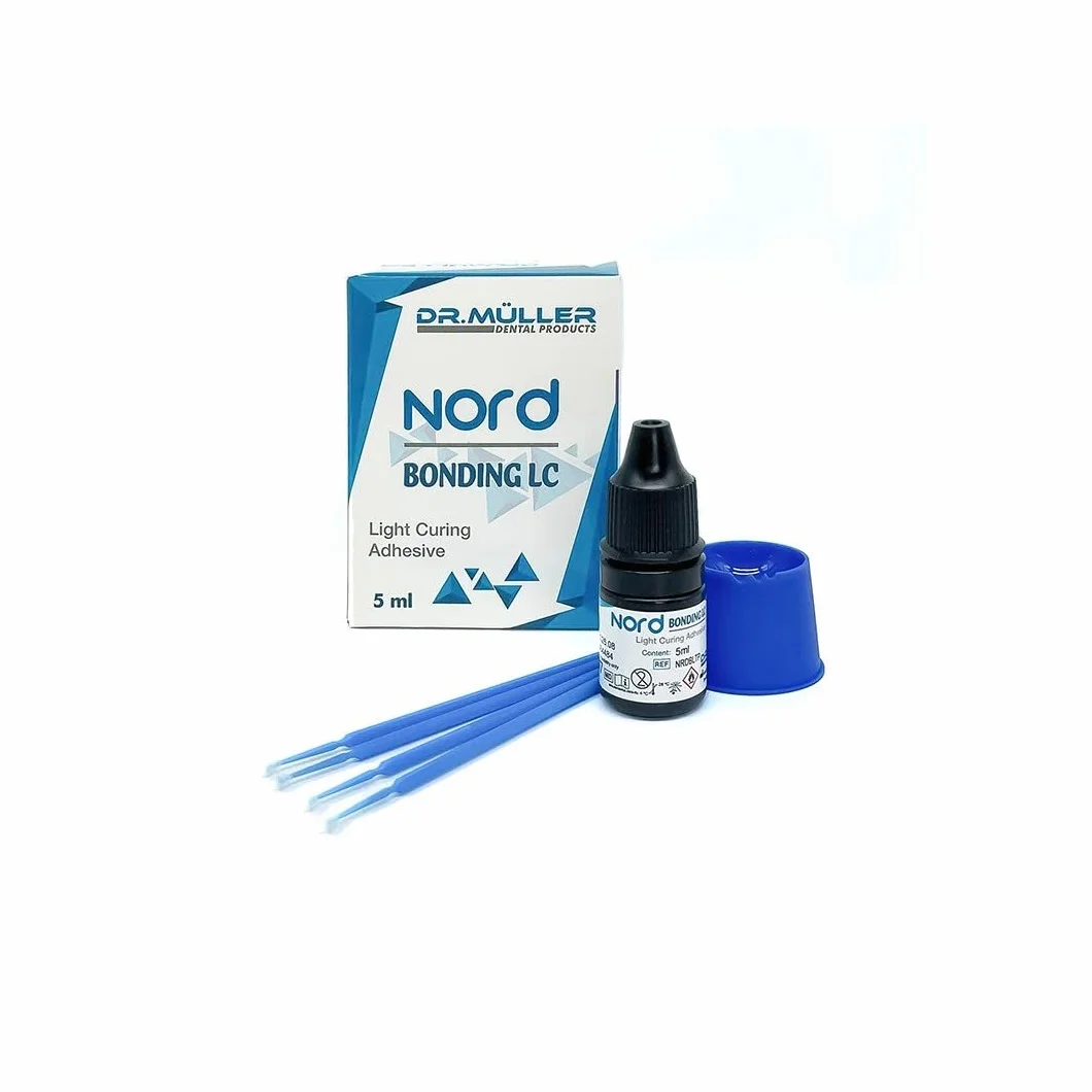 Dr. MÜLLER Nord Bonding LC 5 ml adhesivo fotopolimerizable monocomponente promotor adhesión dental 5ª generación