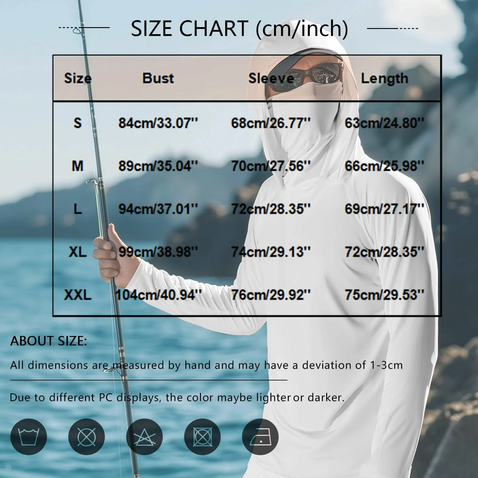 MOKBAY Camiseta Proteccion Solar Hombre Manga Larga Transpirable UV Ciclismo Rashguard
