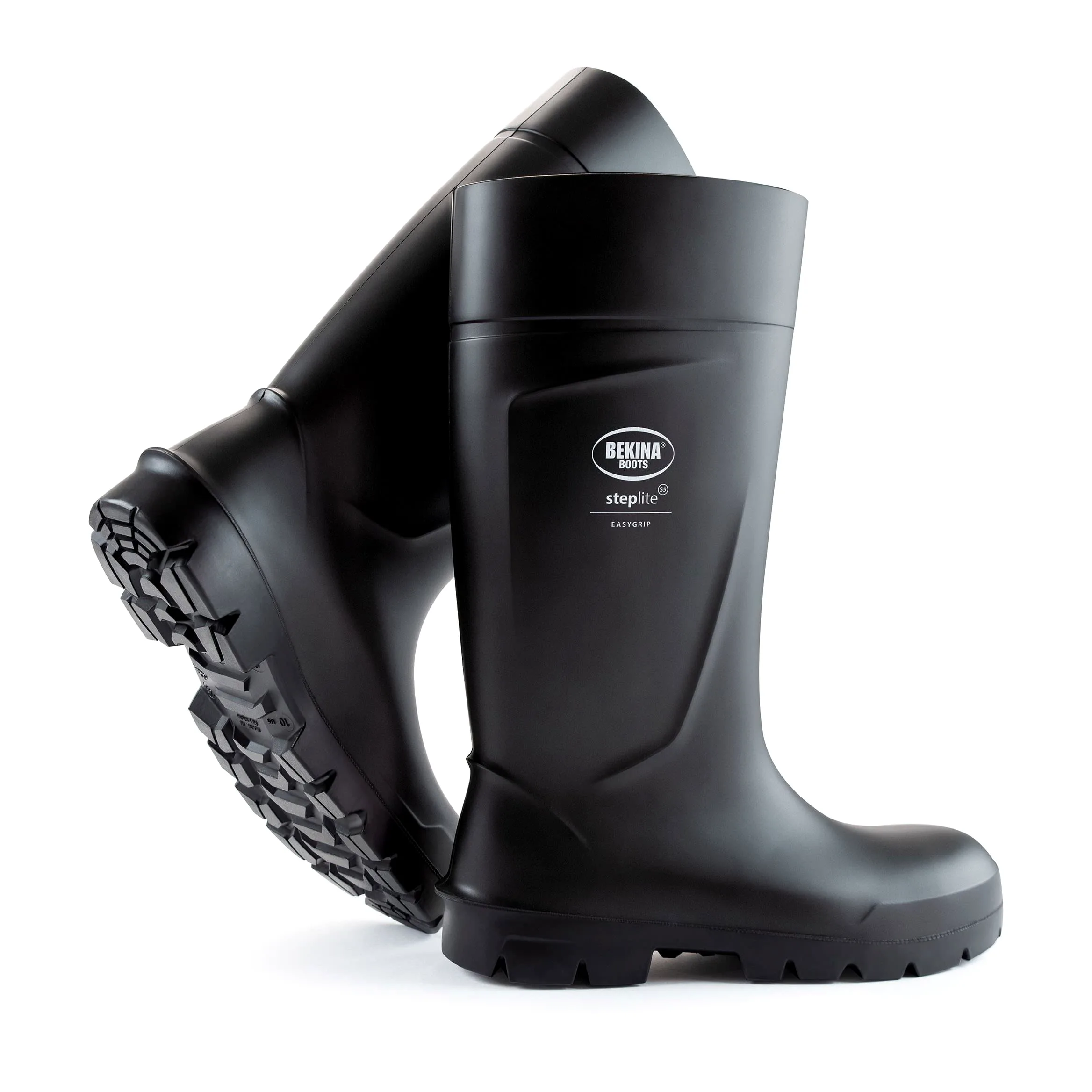 Botas de Seguridad, Masculinas, con Puntera y Suela de Seguridad de Acero, Incl. Plantilla para pies Calientes y Secos, Negras, EU 42