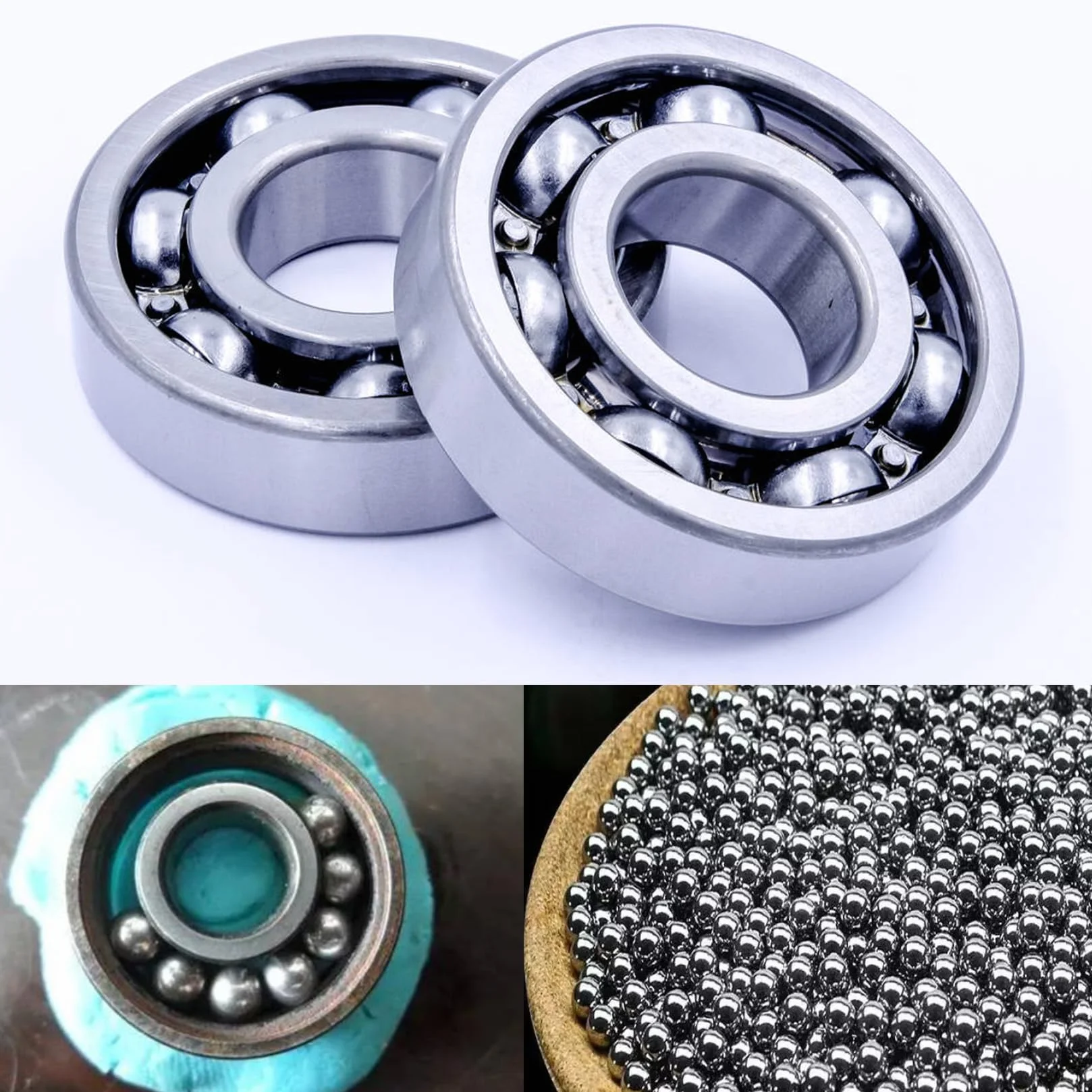 Bolas de Rodamiento de Acero Inoxidable 700 Piezas 2-10 mm para Bicicletas Monopatín