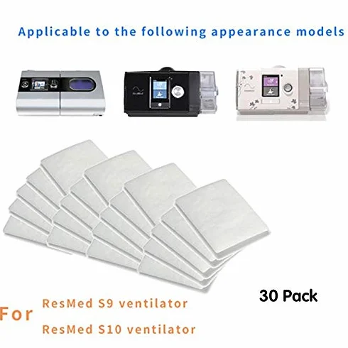 Bayda 30Pcs Filtros de Aire Desechables Universales para ResMed AirSense 10 AirCurve10 S9
