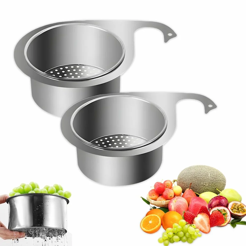 Colador de Acero Inoxidable en Forma de Cisne para Fregadero, Swan Sink Strainer Basket