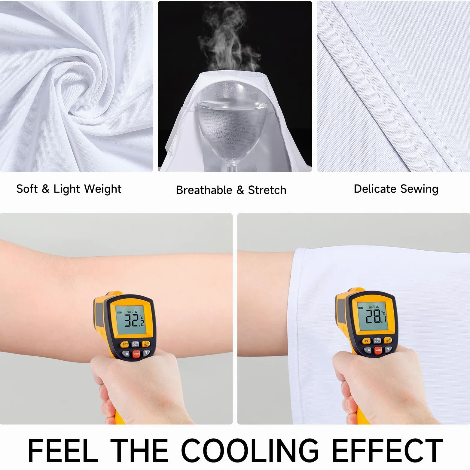 OZERO Máscara facial para el cuello: bufanda de protección solar, transpirable, refrescante, para actividades al aire libre de verano, senderismo, ciclismo