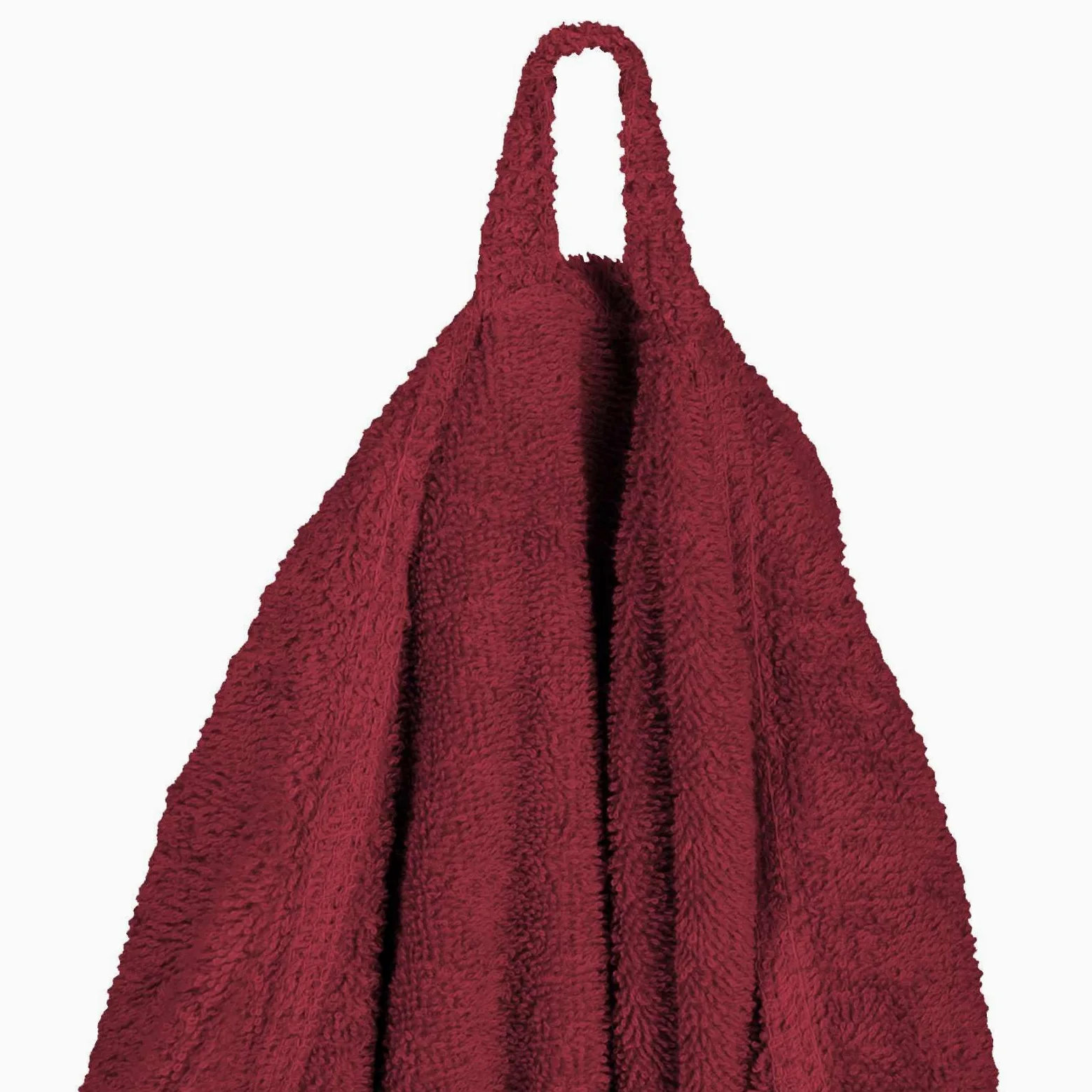 Albornoz KINN Rojo XXXL de 100% algodón con cinturón ajustable, absorbente y mullido, bata de casa para hombre y mujer, ideal para sauna, spa y baño