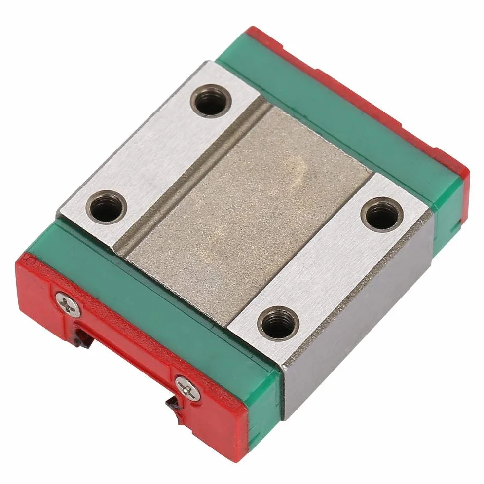 Carril lineal en miniatura 100-450 mm con bloque LML12B guía deslizante acero rodamientos 200mm