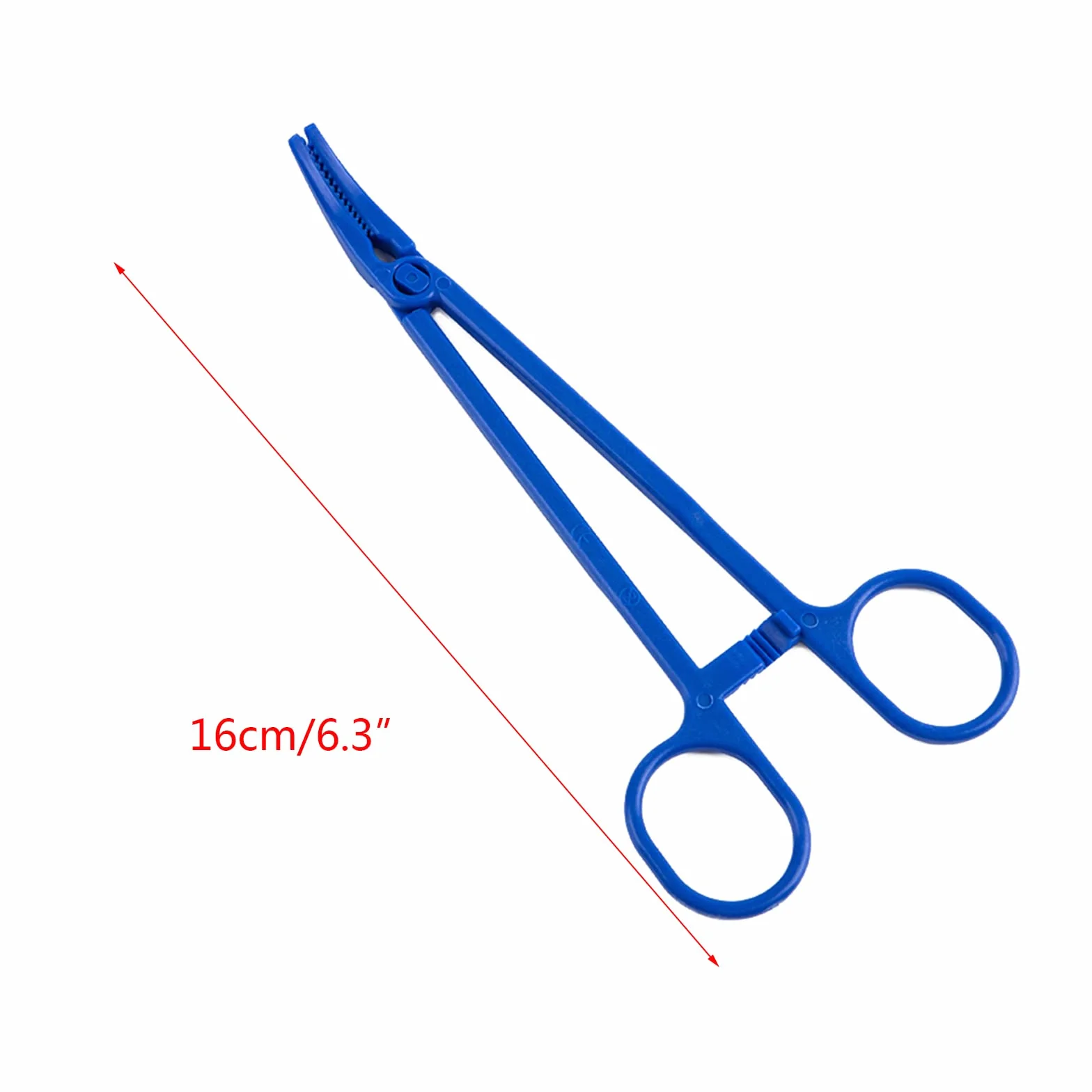 Alicates hemostáticos 6.29 pulgadas pinzas de esponja de algodón herramientas de boca de plástico afiladas