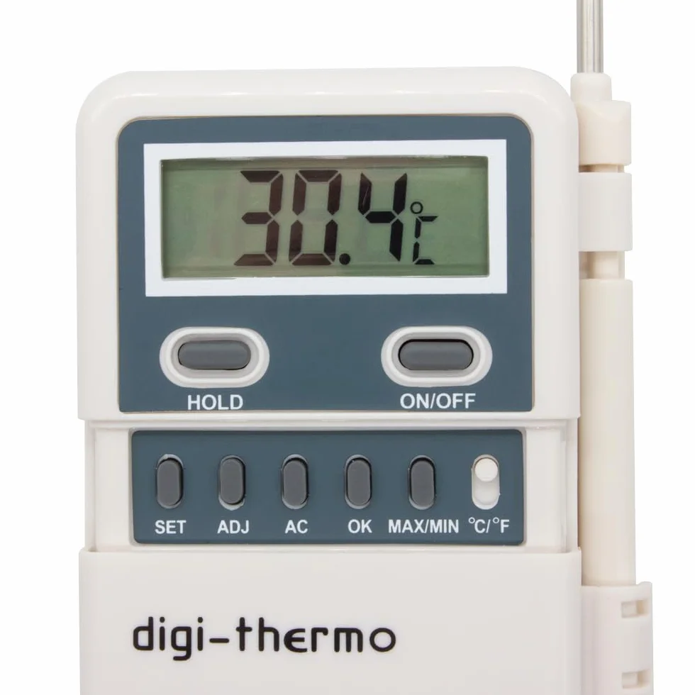 Termómetro digital de mano con sonda -50º +300ºC para aire acondicionado, climatización, cocina