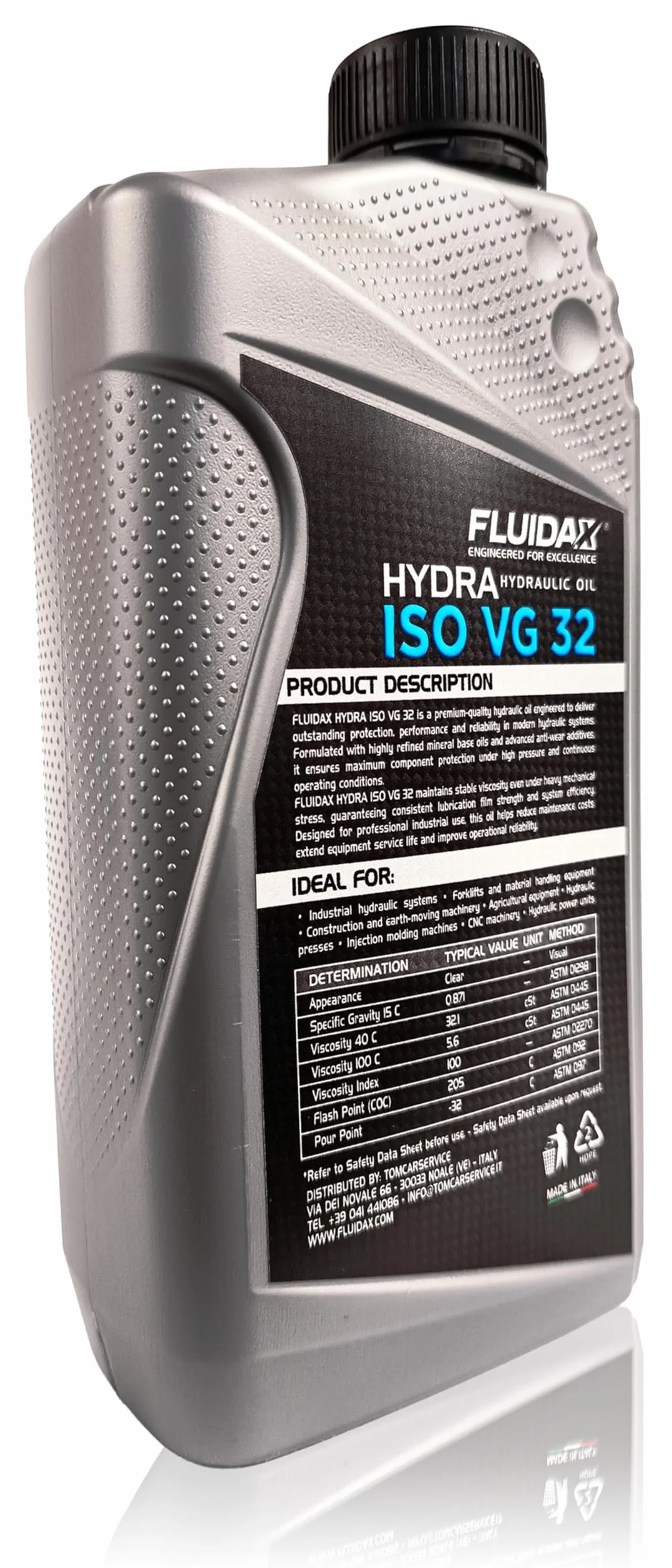 Aceite hidráulico ISO VG 32 HLP 1 litro lubricante mineral antidesgaste DIN 51524