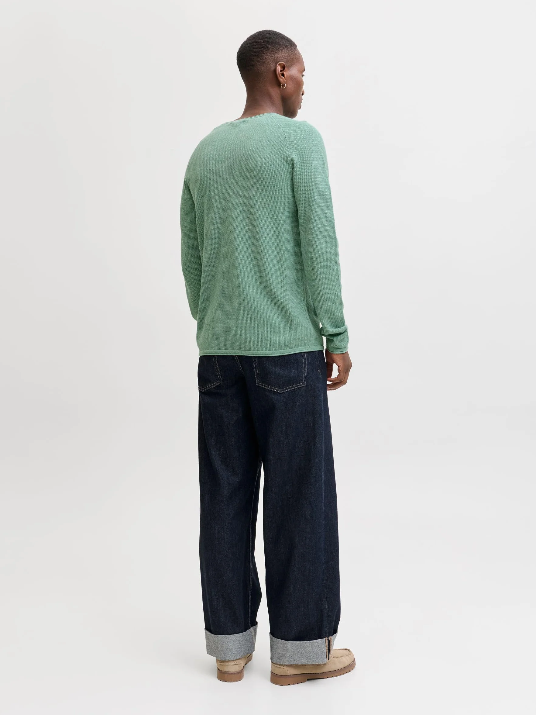 JACK & JONES Knitted Pullover Plain Knitted Pullover
