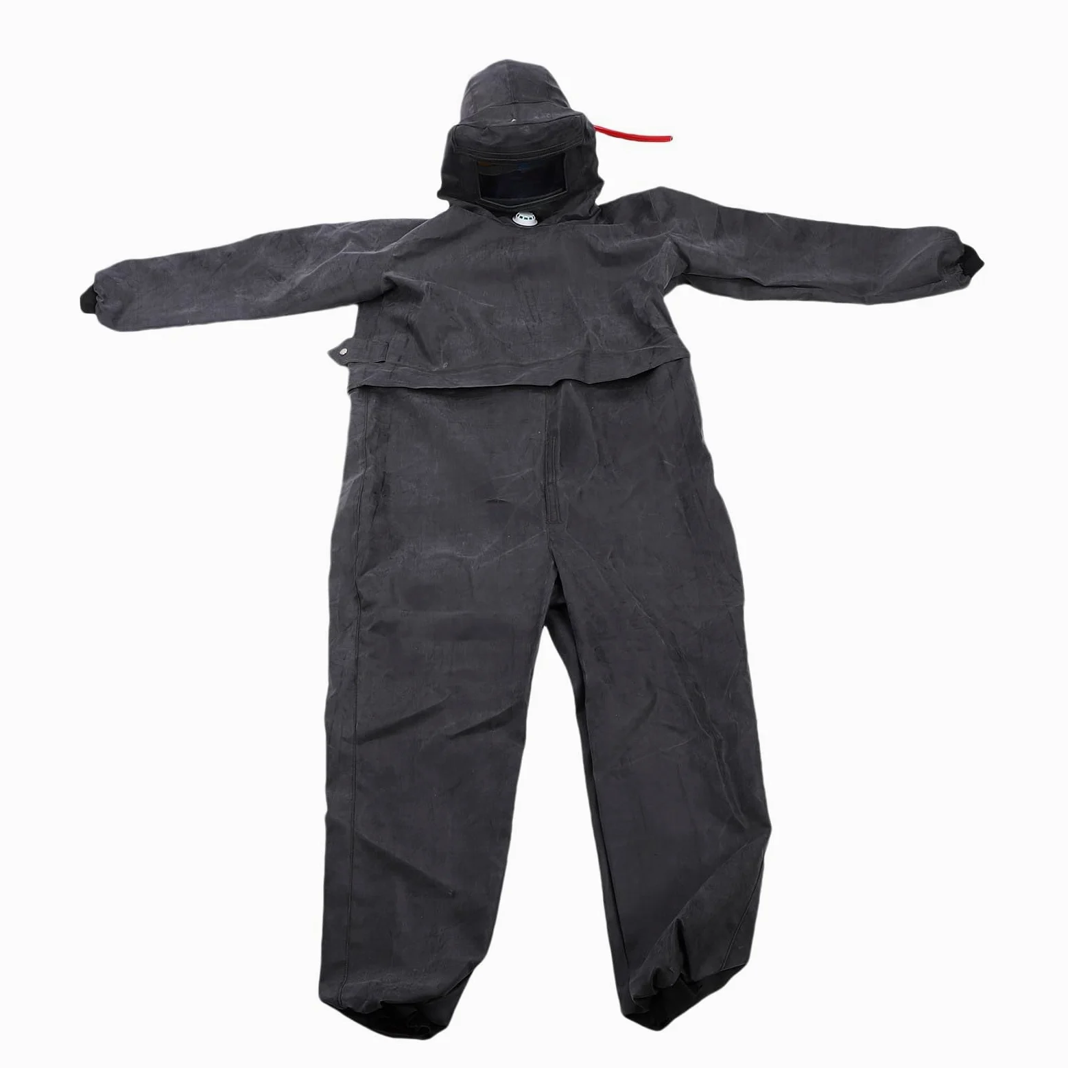 Traje de Chorro de Ropa de Trabajo Protectora Duradera para Pintura en Aerosol Limpieza de Corte Tipo Dividido para Trabajadores de la Construcción Paño de Goma