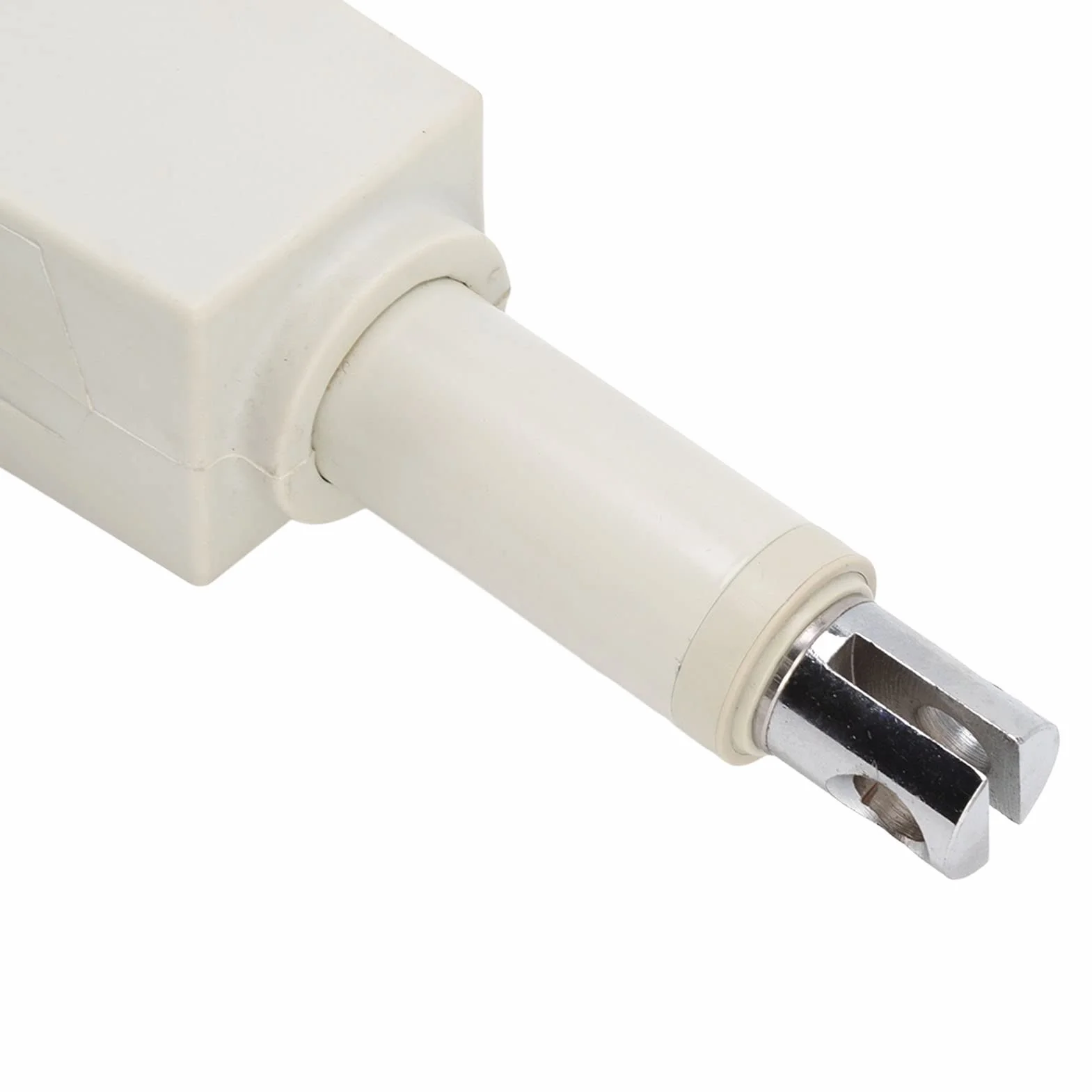 Fockety Actuador Lineal 200mm 24V 8000N 4mm/s Eléctrico con Interruptor de Límite Interno