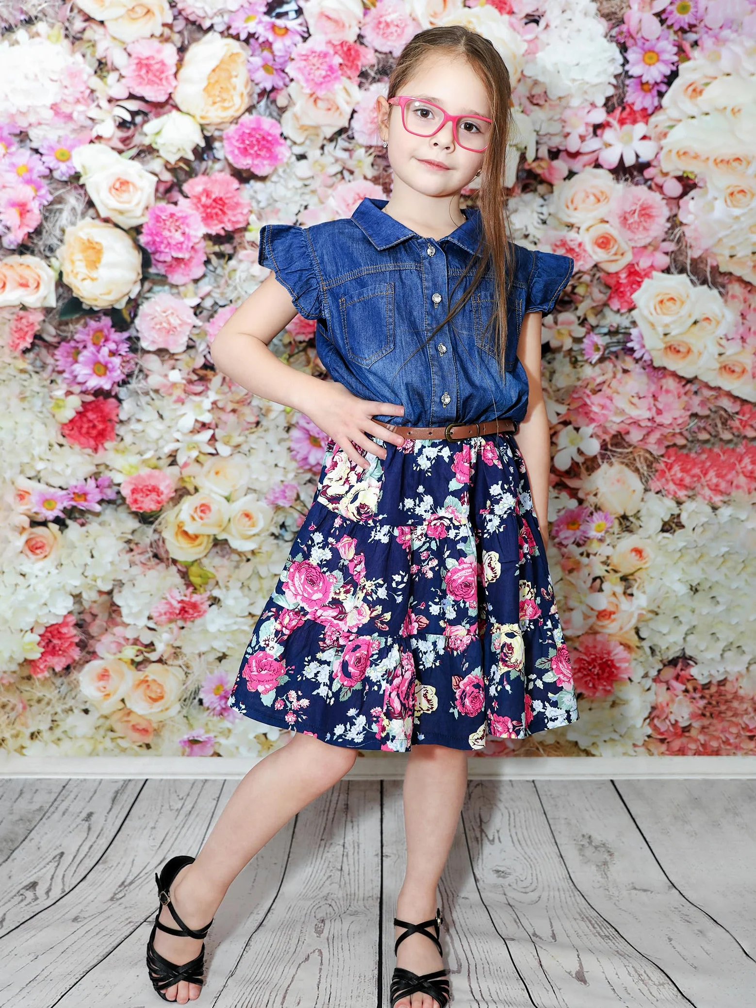 YJ.GWL Vestido occidental para niñas, vestido de princesa para niñas, vestidos de fiesta para niñas de 3 a 14 años
