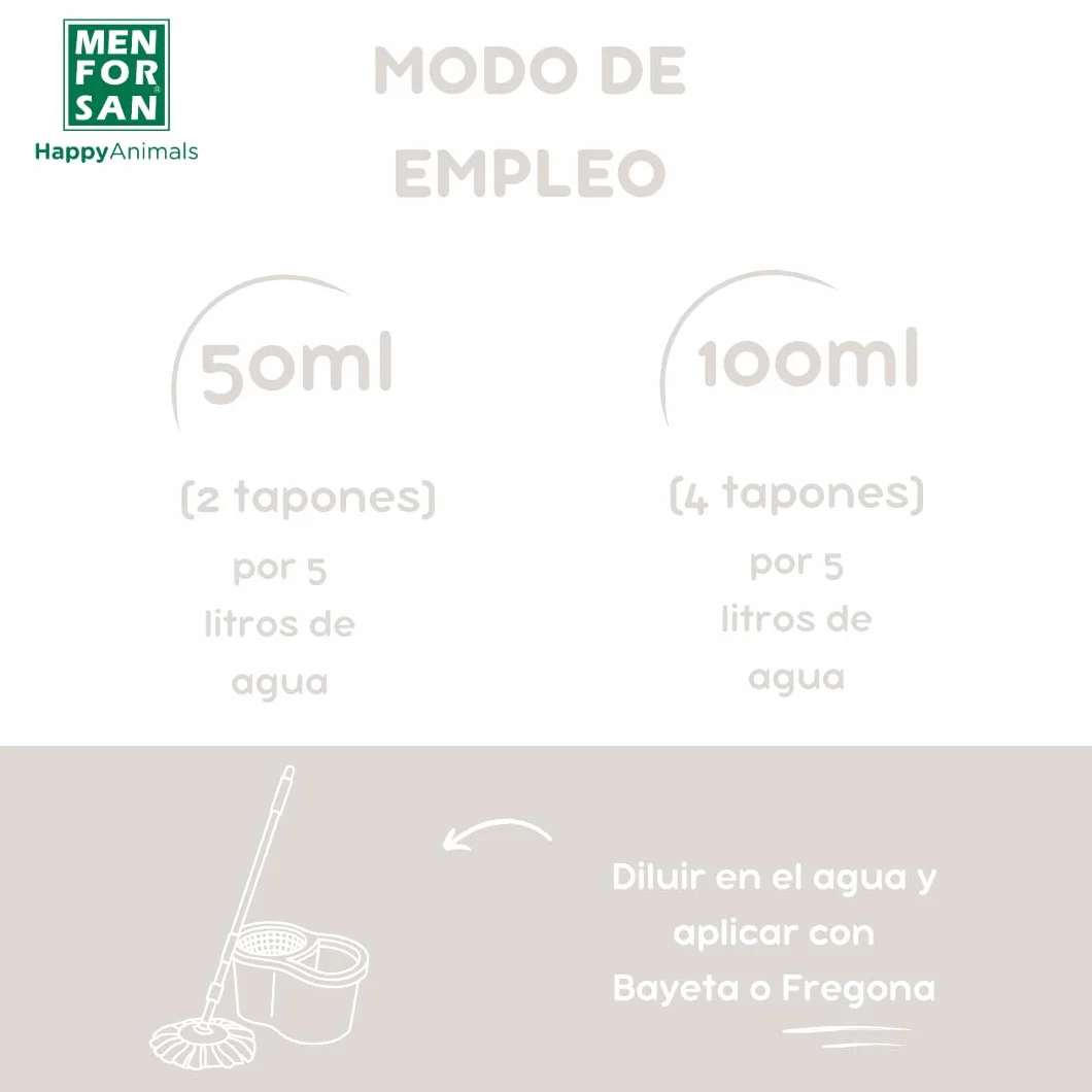 MENFORSAN Limpiasuelos Insecticida Total 10 1L Elimina Protege Entorno Mascota Hogar Interior Exterior