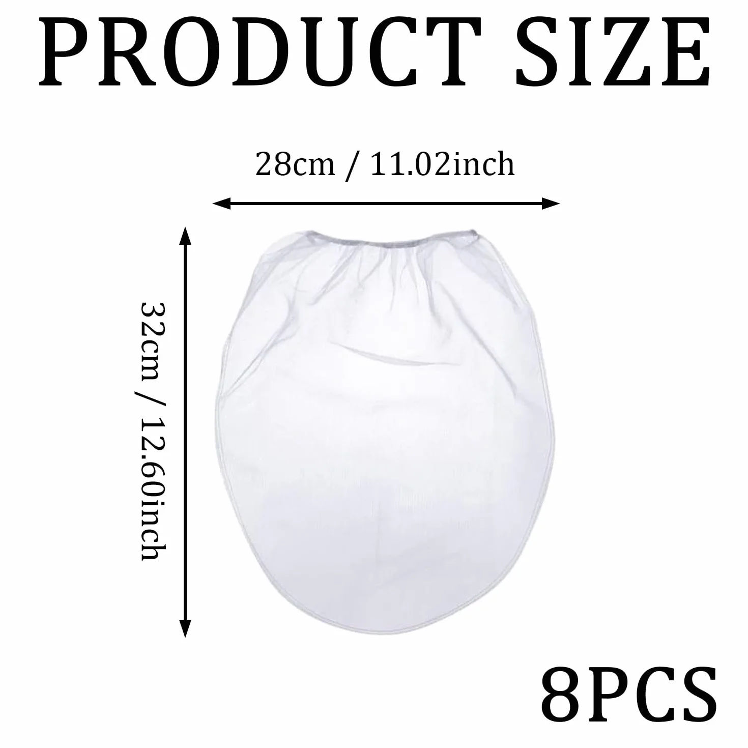 Bolsa Filtro Pintura 8 Piezas 1 Galón Malla Fina Filtración Líquidos