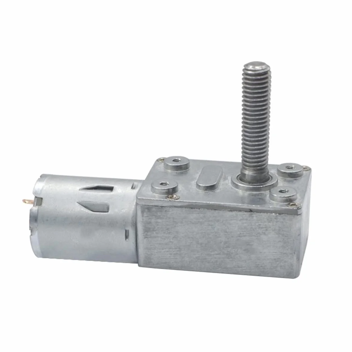 Micromotor 370 Motorreductor 24 V CC, Alto Par, Eje Roscado M8, 6rpm