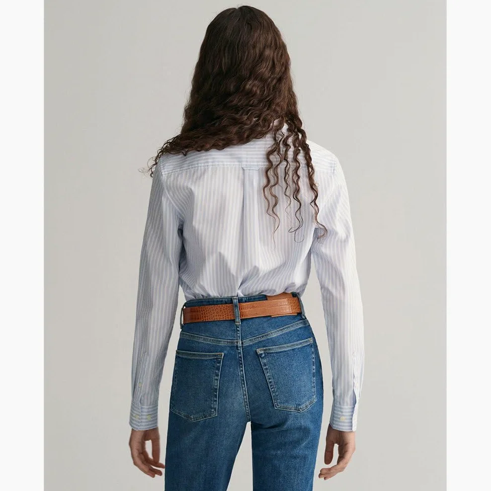 GANT Reg Classic Poplin Striped Shirt Camisa Mujer