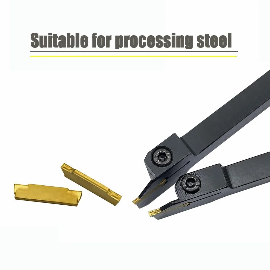 Insertos de carburo de tungsteno MGMN150-G 10 piezas, 1.5 mm, soportes MGEHR MGEHL 3/8 pulgadas para torno