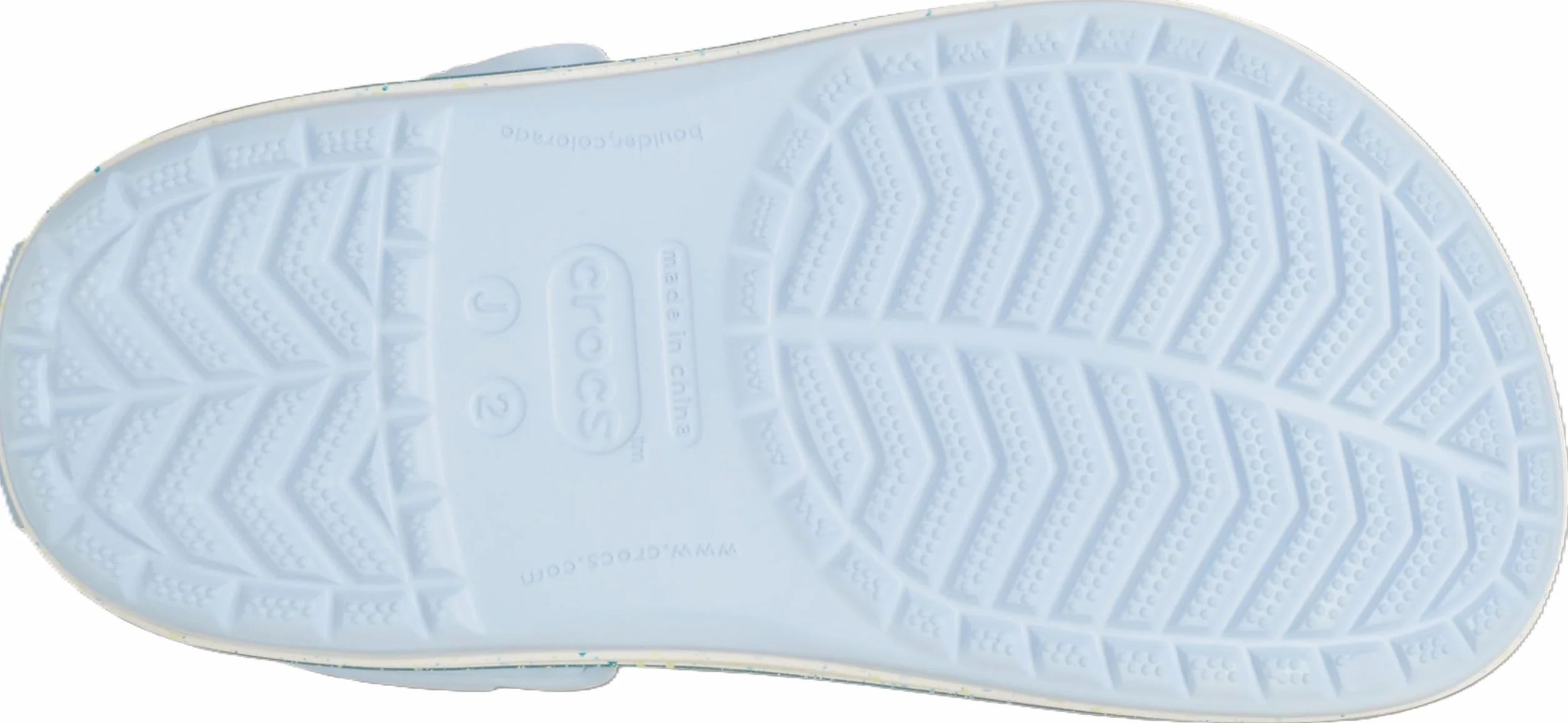 Crocs Crocband Speckled Band Clog T, Zuecos Unisex niños, Azul Escarcha, 24/25 EU