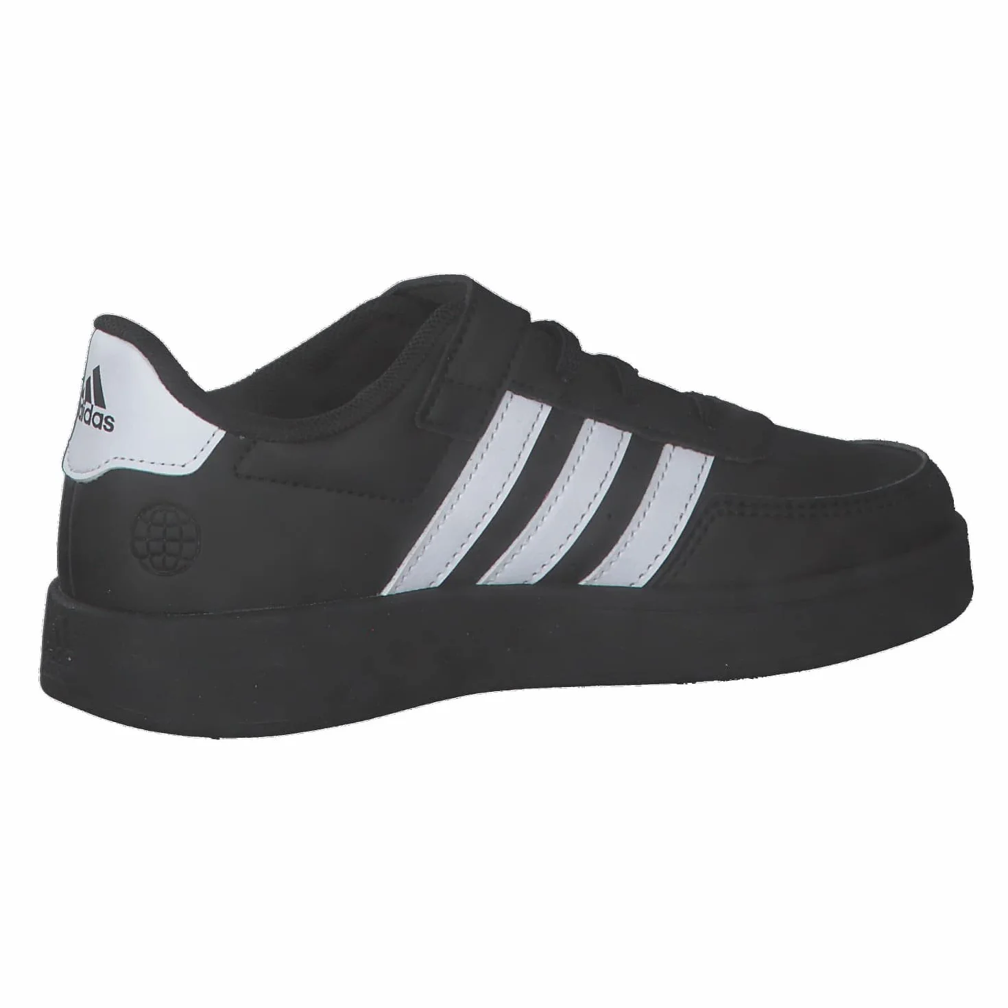Adidas Breaknet Lifestyle Court Elastic Lace Top Strap Shoes, core black/Cloud white/Cloud white, 30 EU