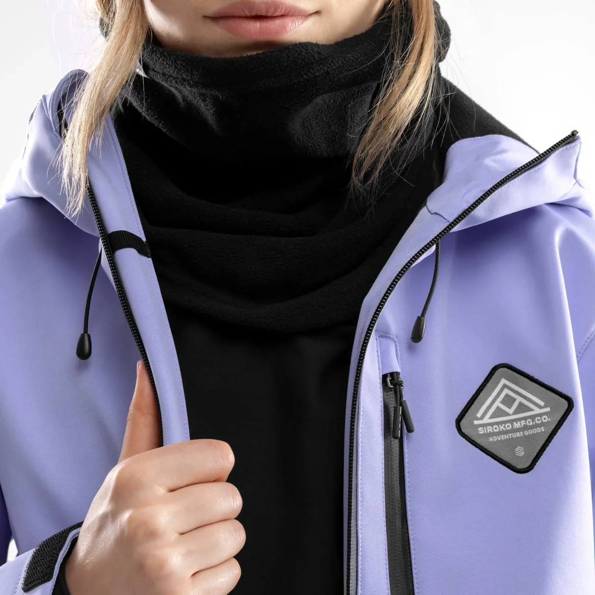 SIROKO - Chaqueta Softshell de Nieve para Mujer W2-W Makalu - XS - Lavanda