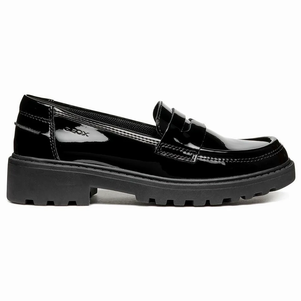 Geox J Casey Girl C Mocasín Niñas Black