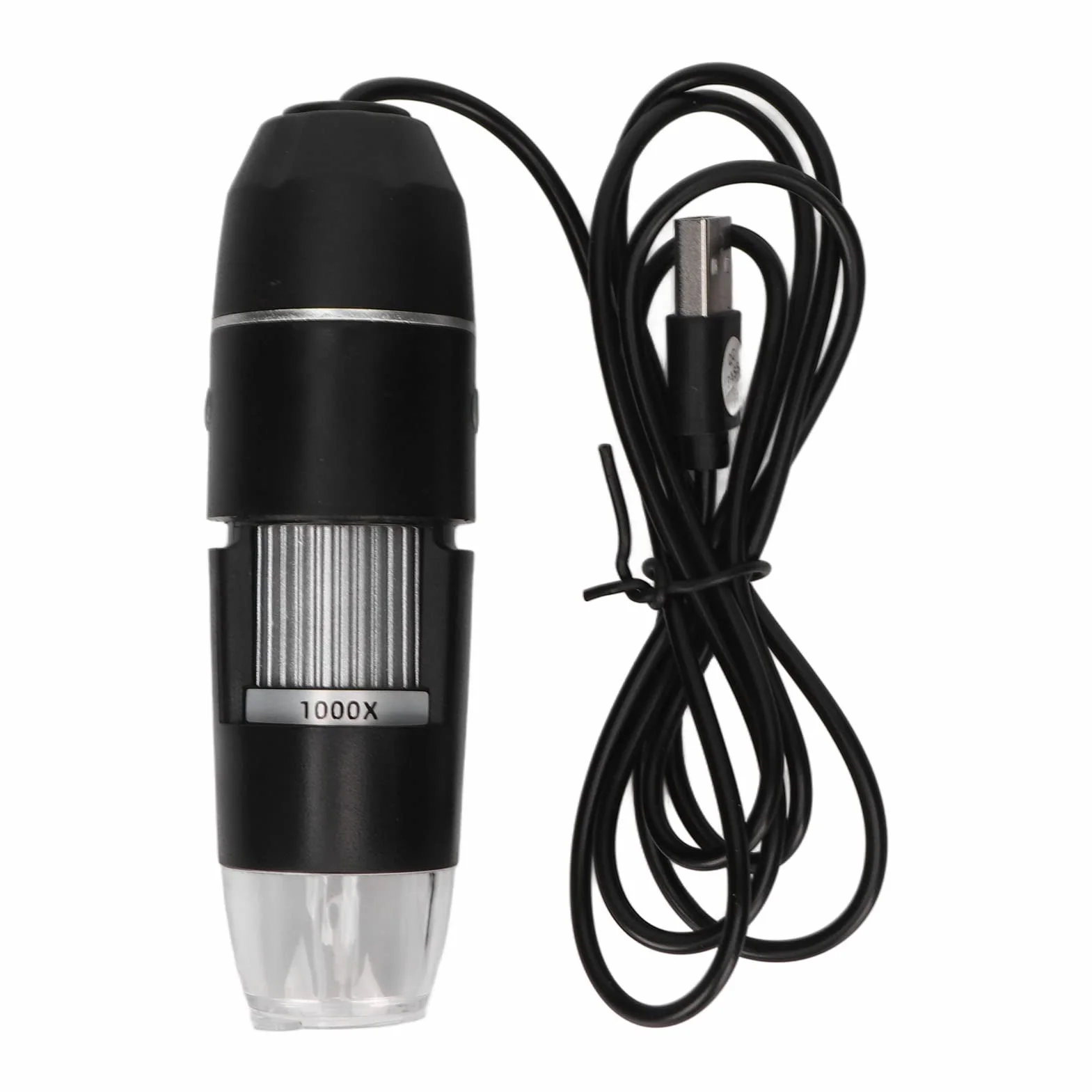 Detector de Piel del Cuero Cabelludo 1000X Aumento Microscopio de Pelo 8 LED Luz Imágenes Claras Analizador Portátil