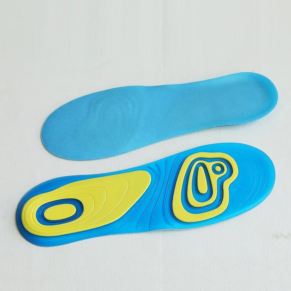 Silicone Gel Orthotic Insoles for Shoes Unisex Shock Absorption Shoe Inserts Pad Care for Heel Foot Plantar Fasciitis (Size : 275mm) (275mm)