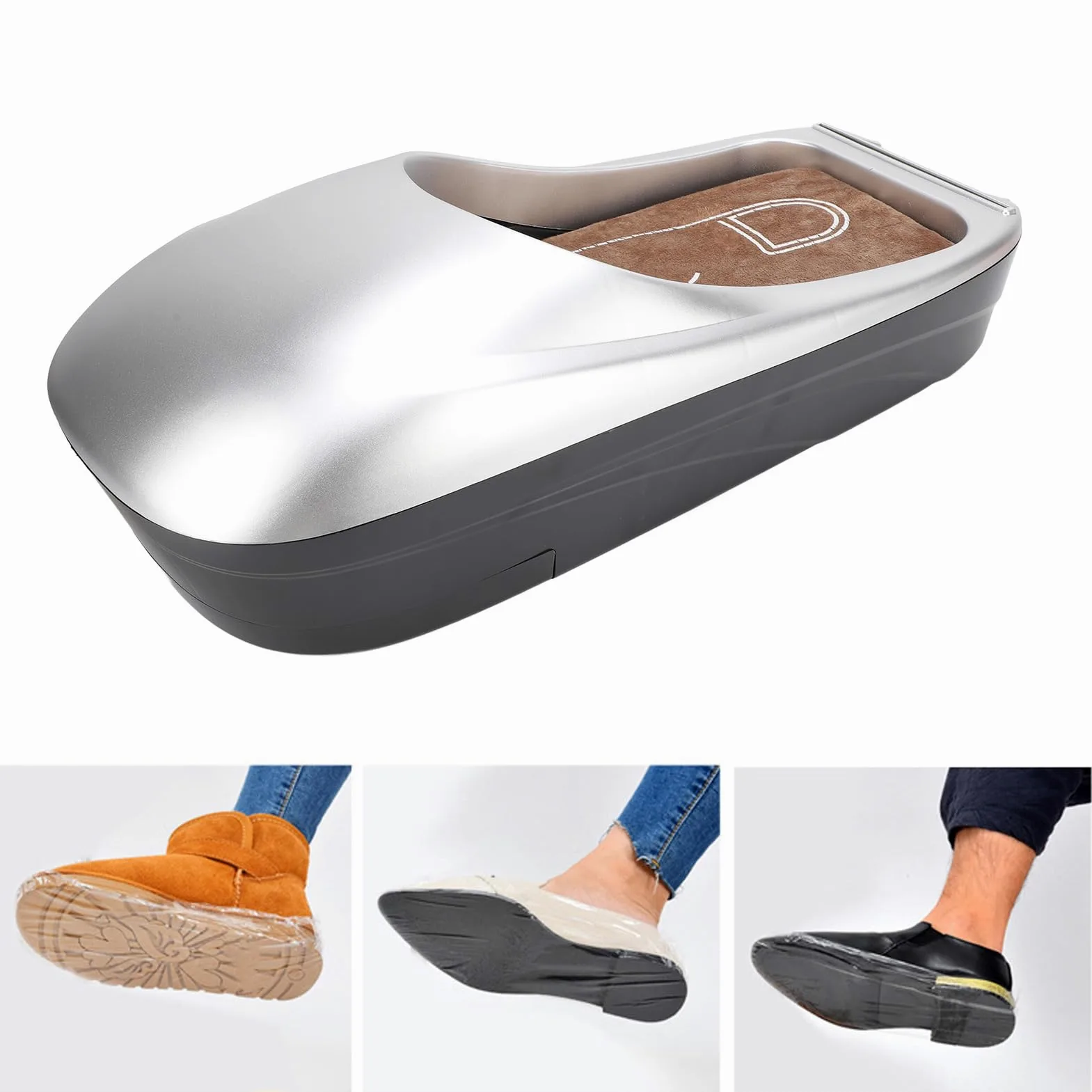 Máquina Automática para Cubrir Zapatos, Dispensador Automático de Cubrezapatos con Película para Zapatos, Máquina Dispensadora de Chanclos Desechables Reutilizables que Ahorran