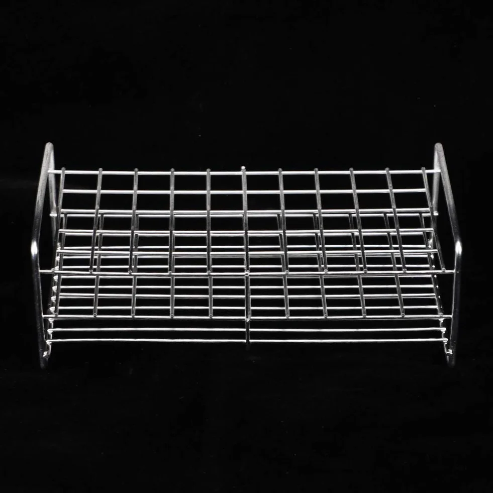 Soporte de Metal para Laboratorio, Acero Inoxidable, 18,5 mm, 50 Agujeros