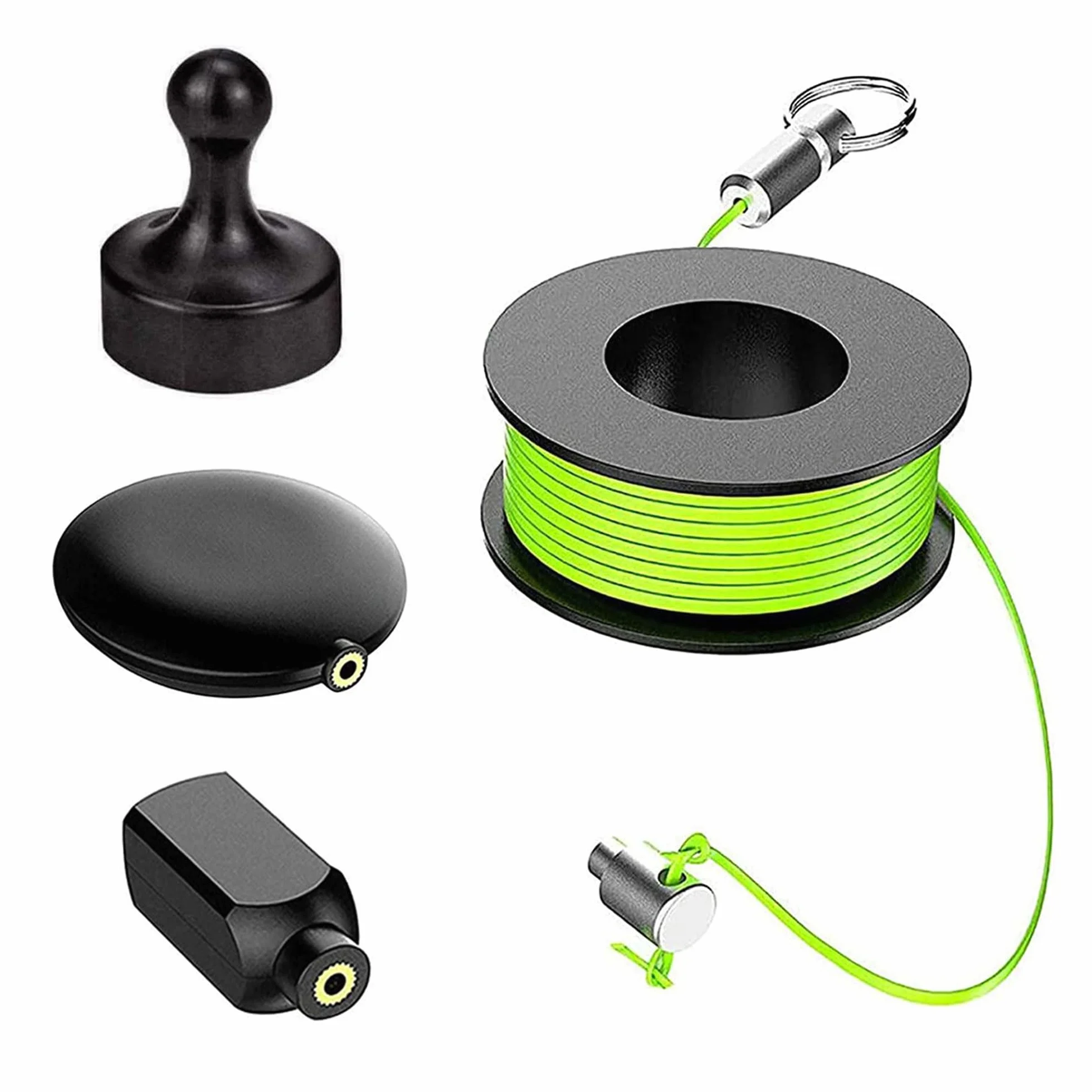 Extractor de cables magnético sistema guía herramienta extracción eficaz diferentes superficies tubos