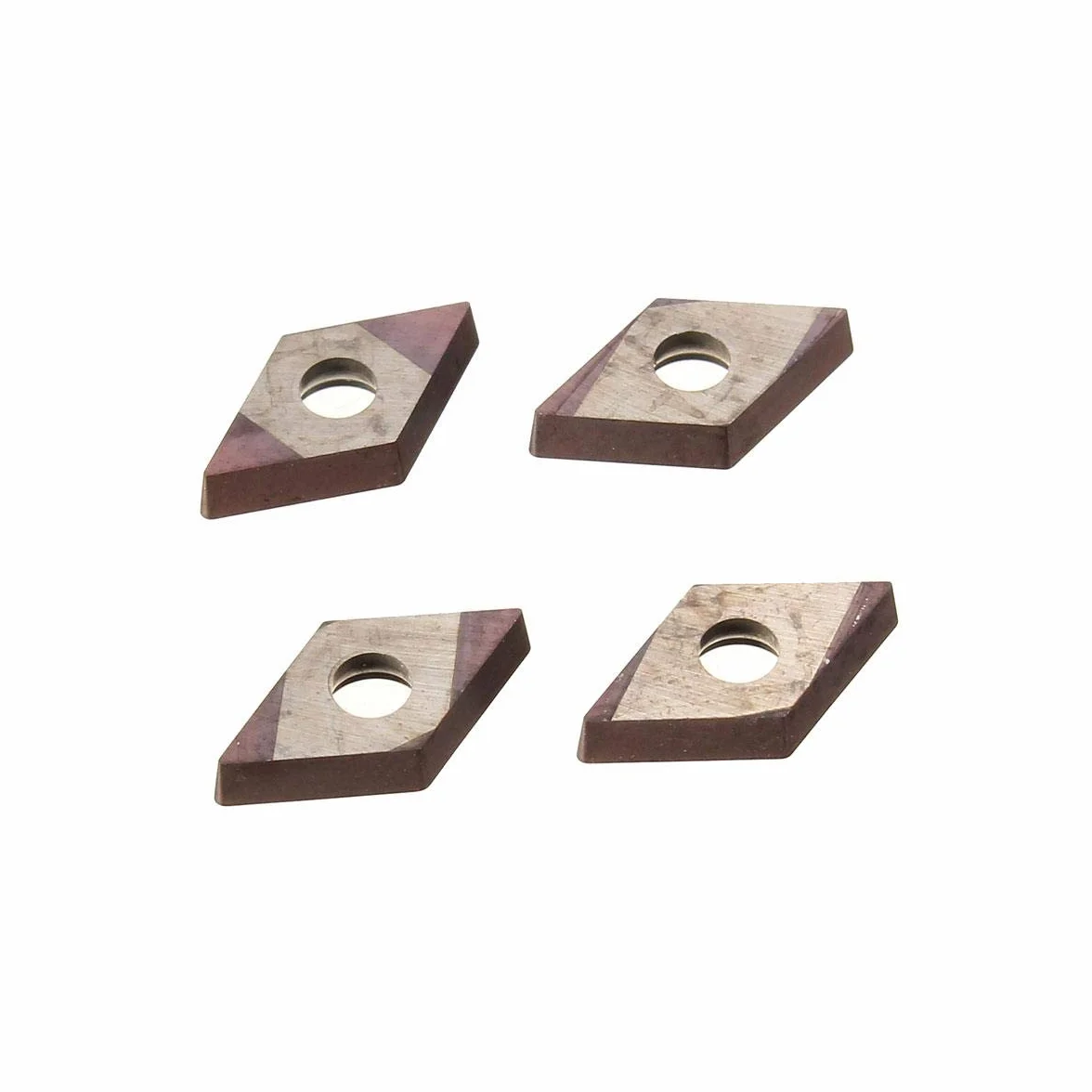 KATSU Juego de Herramientas de Corte y Torneado de Torno 4 Piezas con 4 Insertos Indexables S12M-SDUCR07