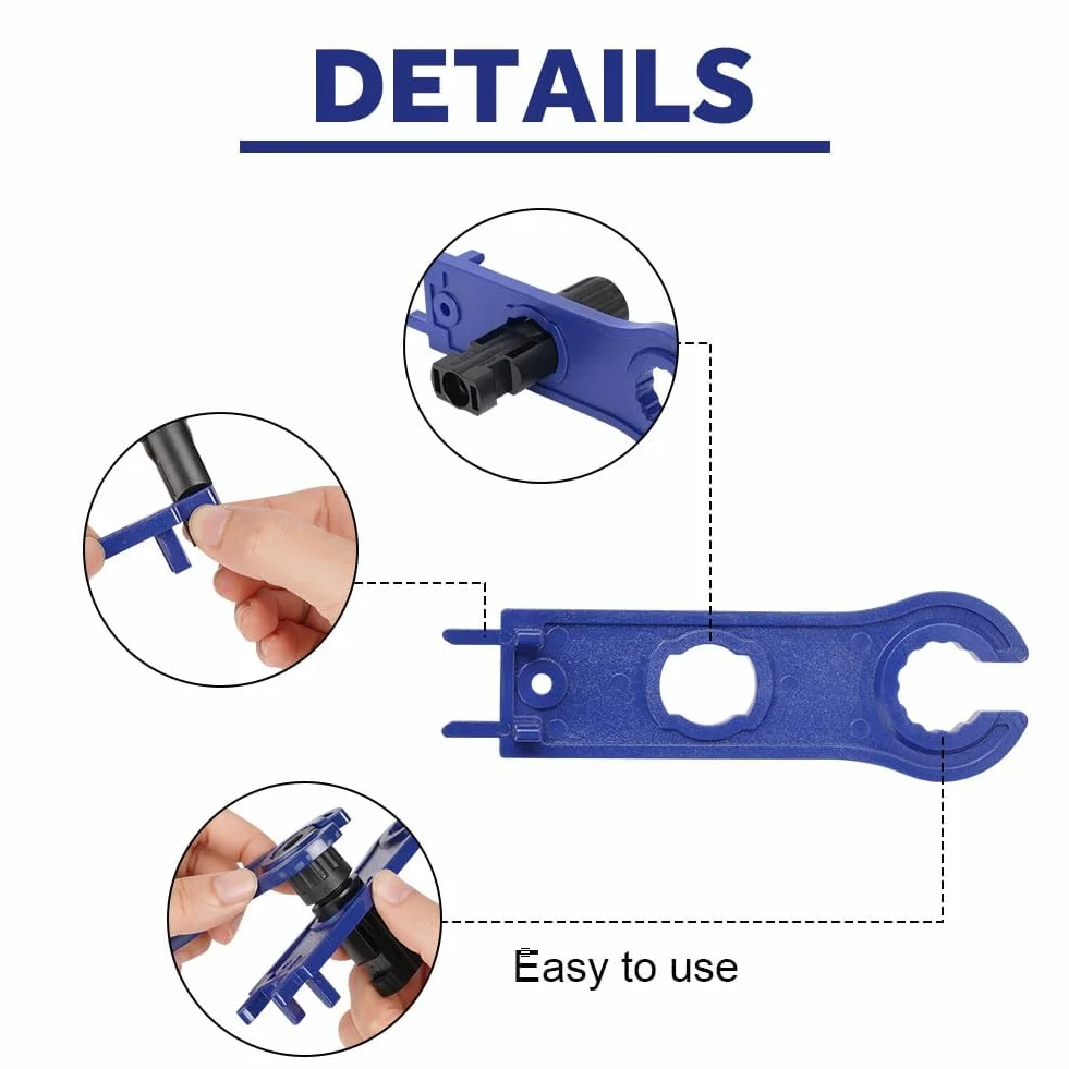 Conector Solar Fotovoltaico 8 Pares Macho/Hembra Impermeable