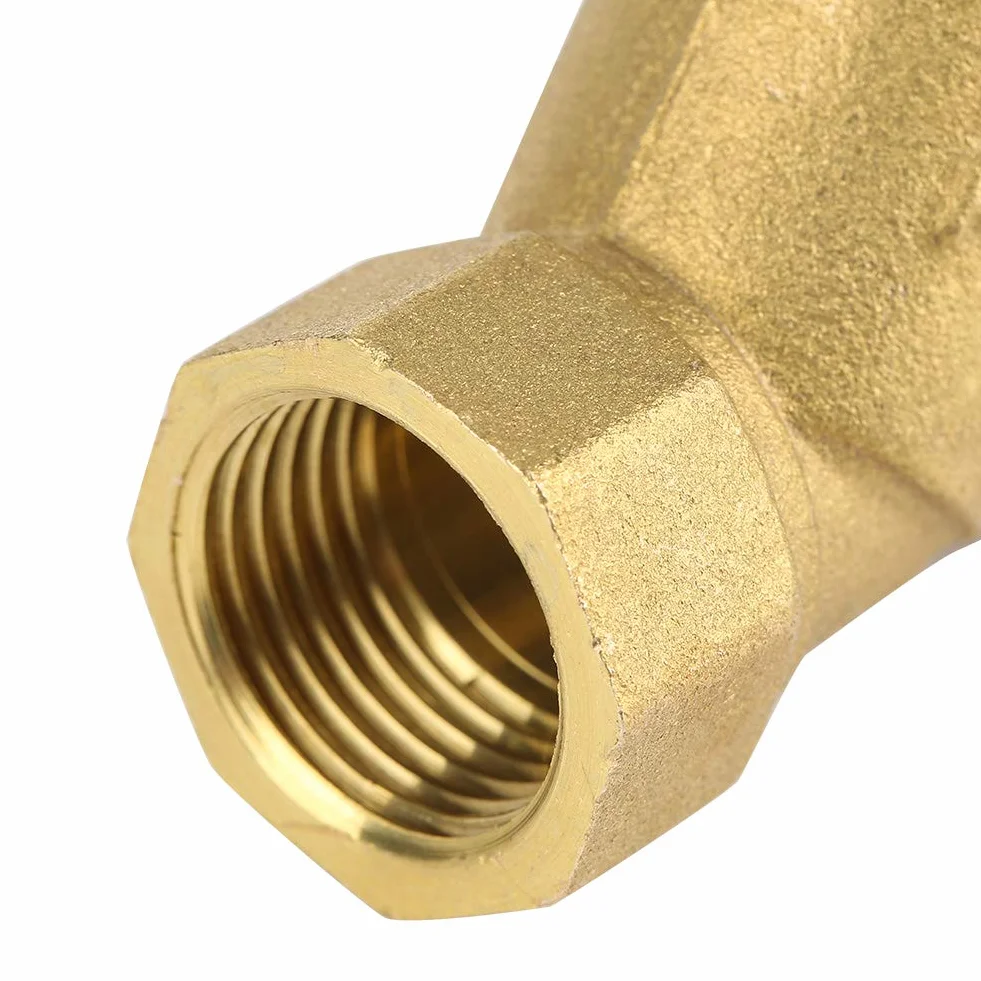 Filtro de Latón 1/2" BSPP Rosca Hembra Válvula en Y Separación Agua Aceite DN15
