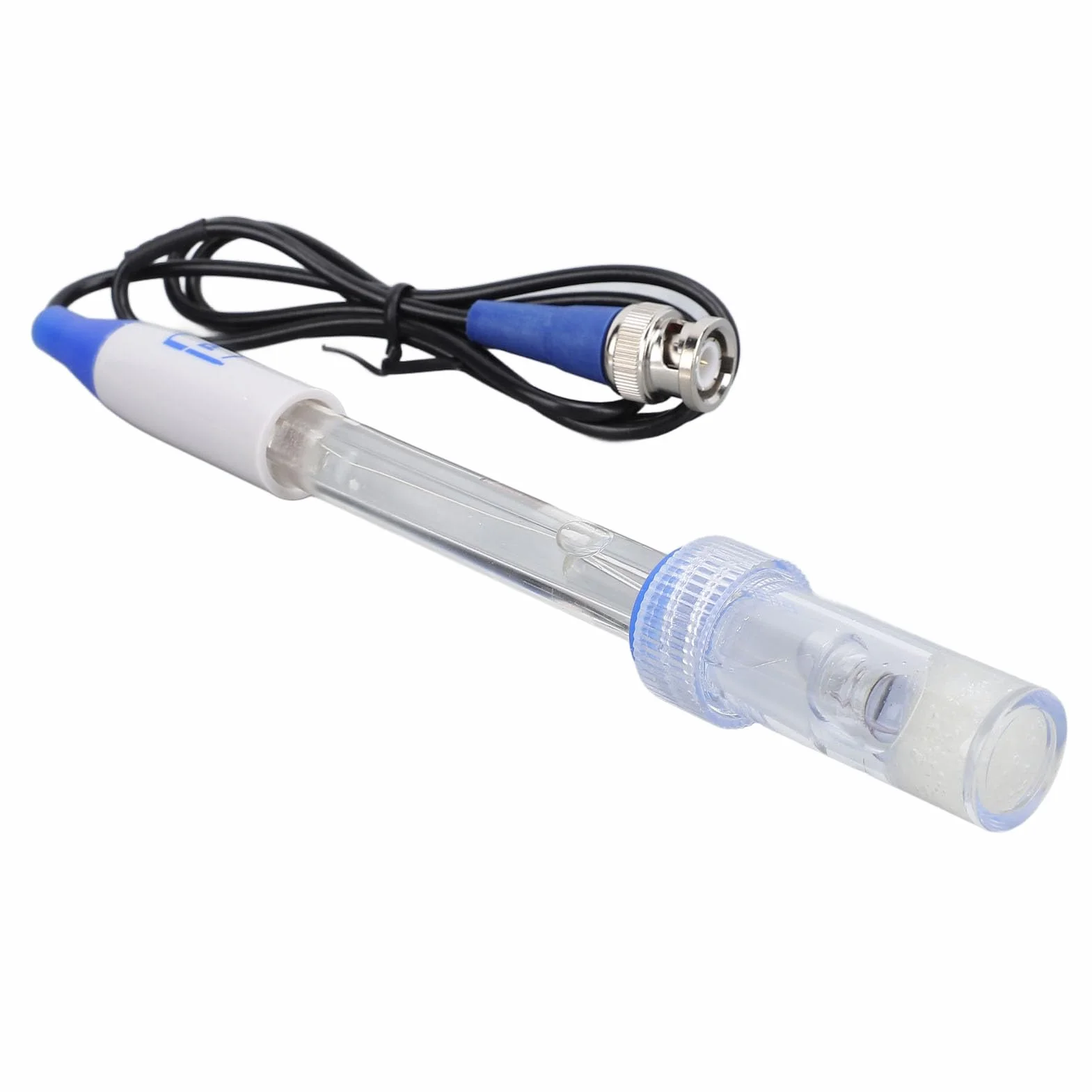 Electrodo de pH 0-14, Sonda BNC, Respuesta Rápida para Laboratorio
