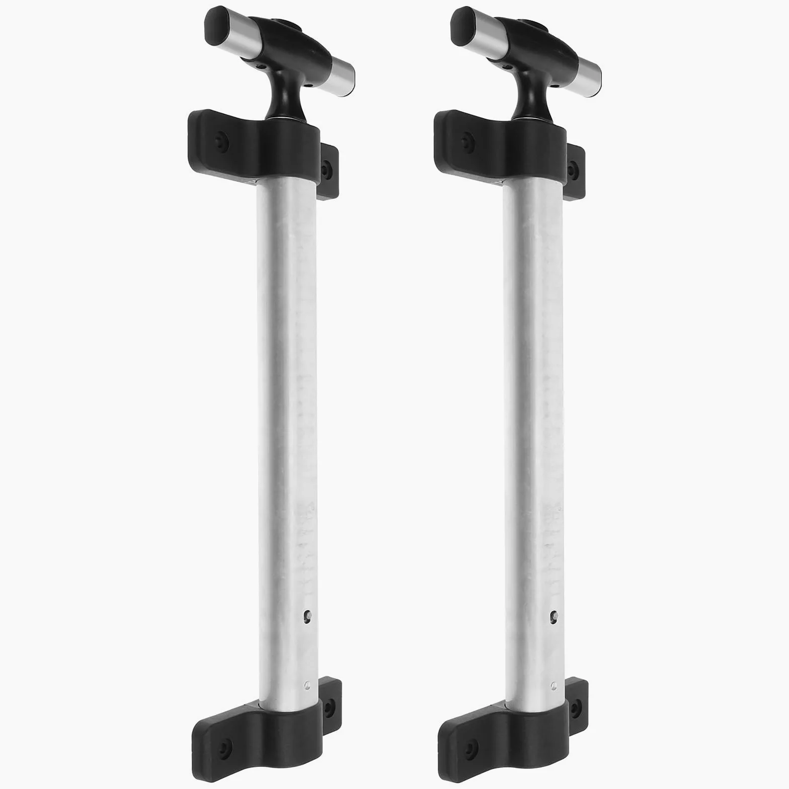 Holibanna Varilla Telescópica para Maleta de Aluminio Plata, Accesorio Versátil y Fácil de Transportar para Aventuras al Aire Libre, Pack de 2 Piezas