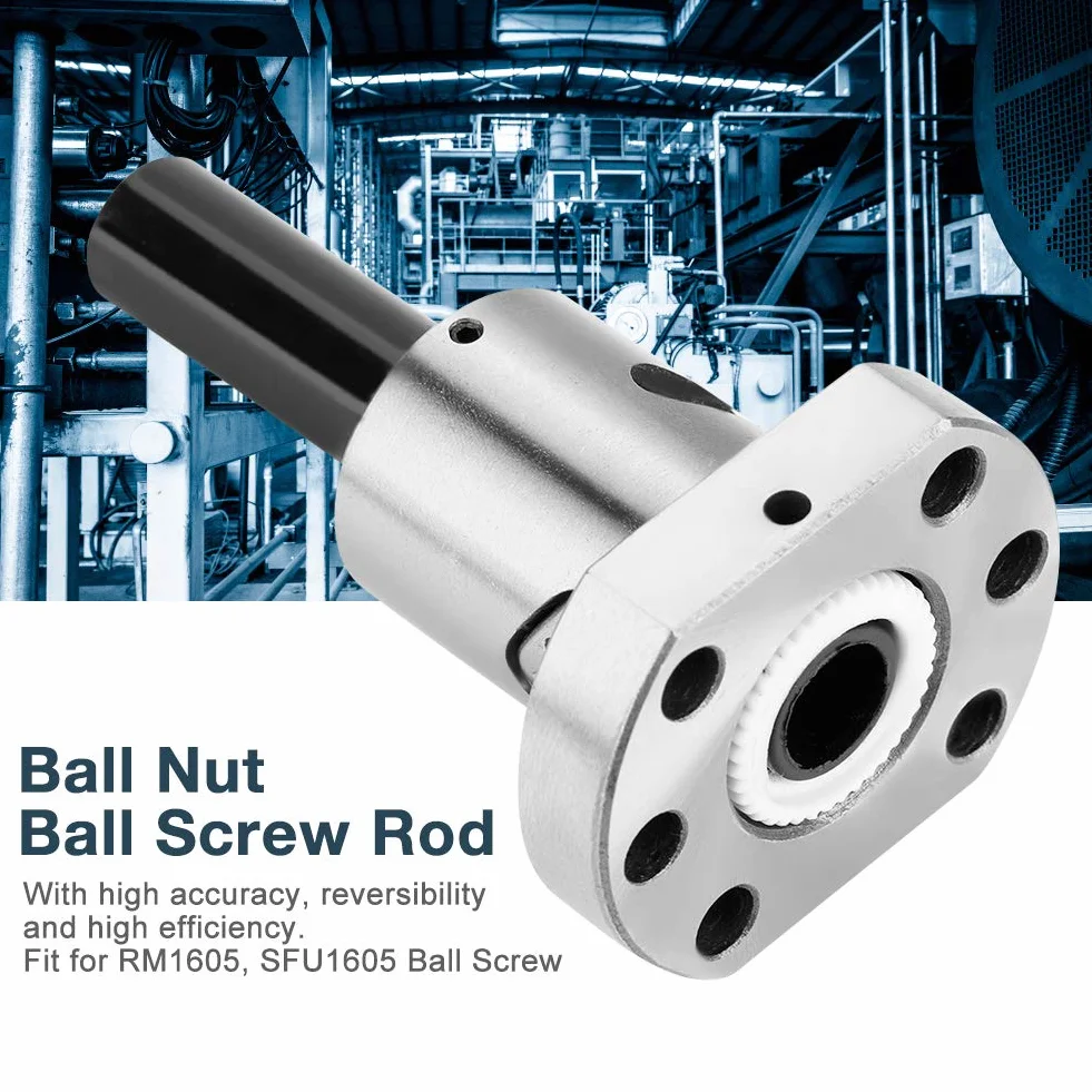 Tornillo de Bola con Brida de Acero 16mm Rm1605 Sfu1605