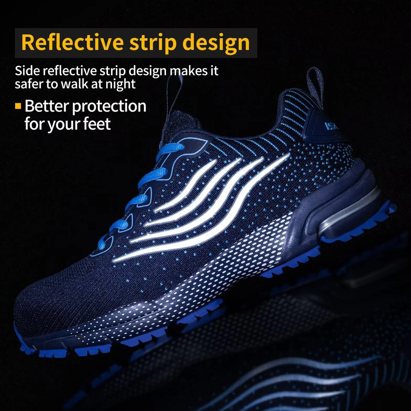 Zapatos de Seguridad para Hombre Mujer Zapatillas Trabajo Comodo Ligero Calzado de Seguridad con Punta de Acero Transpirable