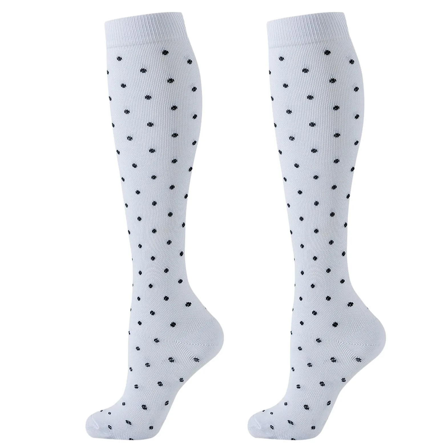Medias De Compresion 6 Pares de Calcetines de compresión for el corazón, Calcetines de compresión for Enfermeras, Calcetines Deportivos for Mujeres, Mujeres, Correr(S M)