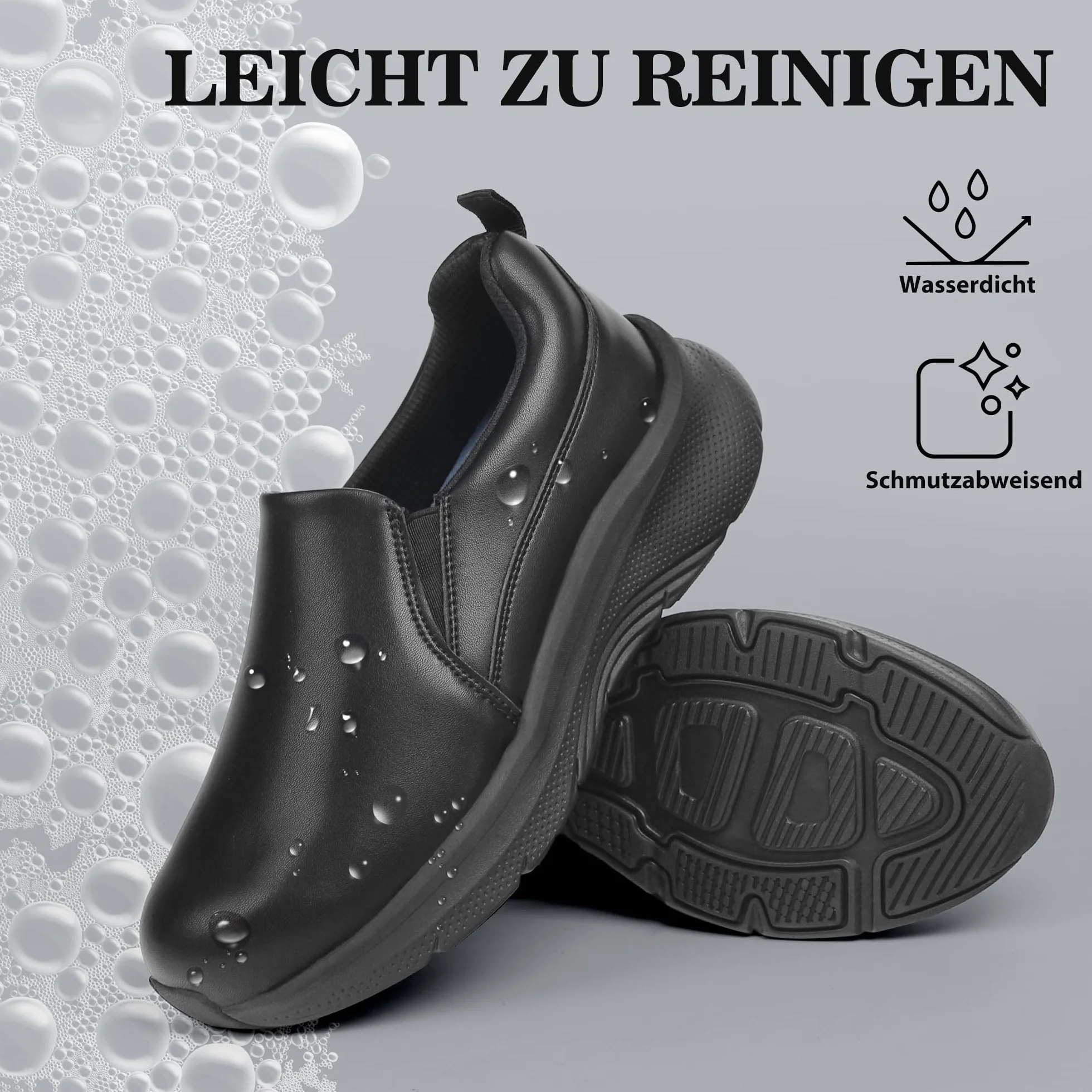 Hawkwell Zapatos de Enfermería Cómodos para Mujer con Soporte para el Arco, Antideslizantes y Livianos