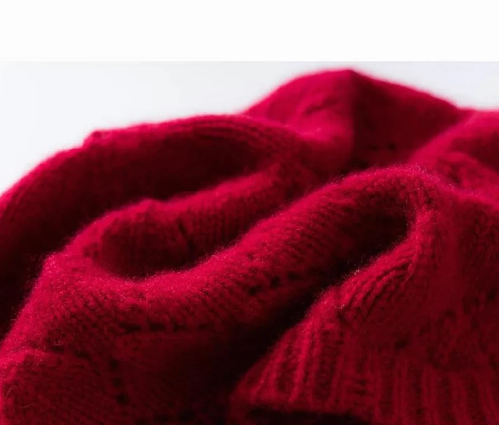 Gorros de lana para mujer, con textura hueca, gorros de invierno cálidos y suaves
