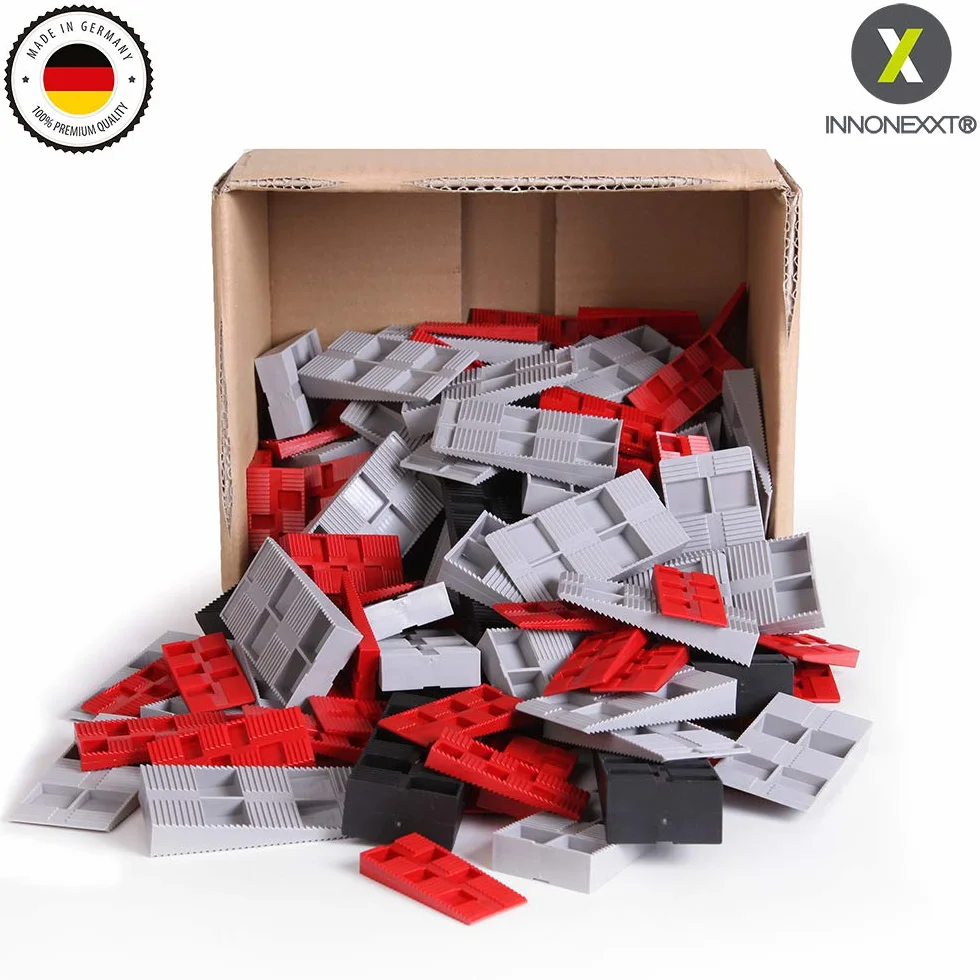 Prima Cuñas MIX 125 szt. - Cuñas de plástico de montaje para puertas y suelo