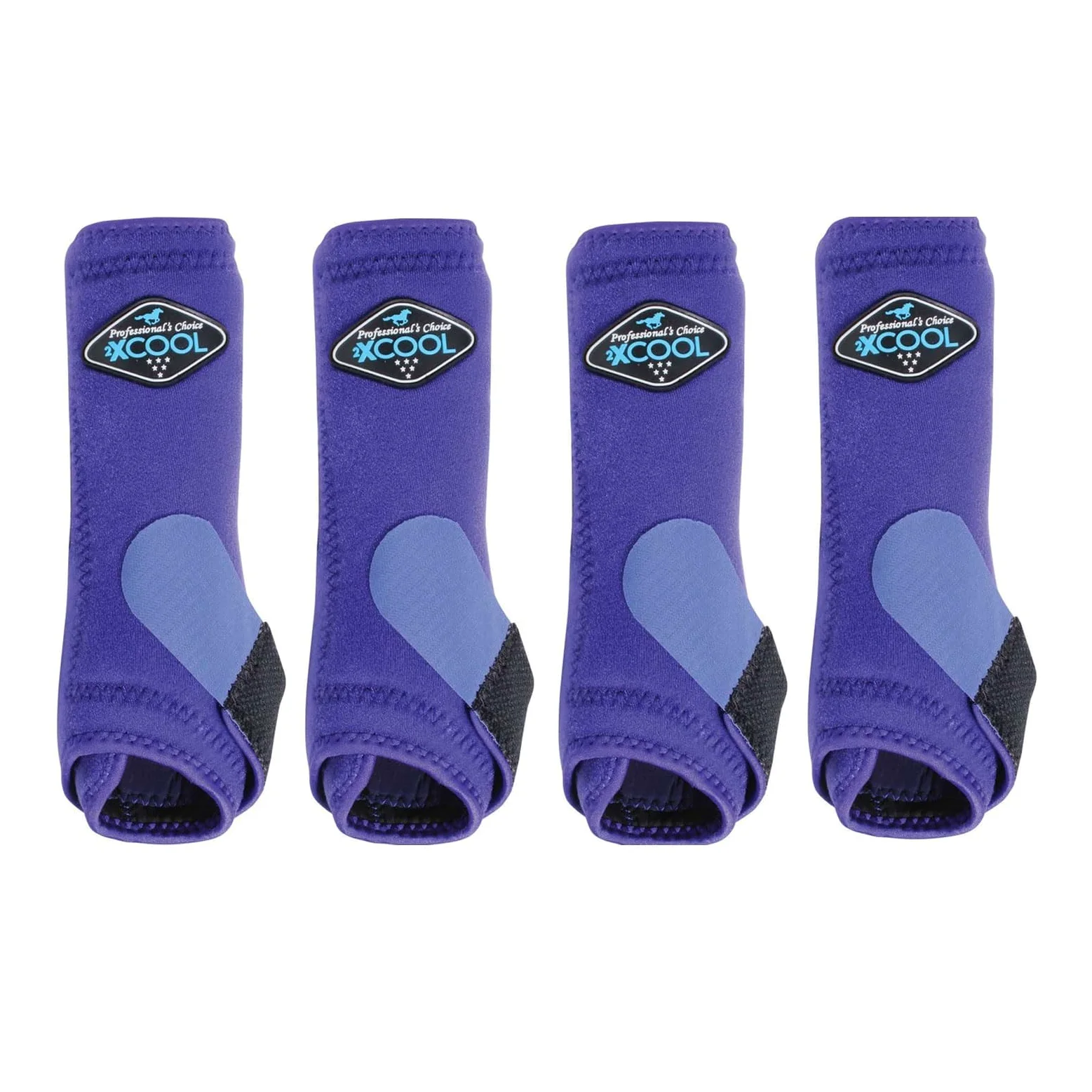 Professional's Choice 2XCOOL - Botas Deportivas de Medicina para Caballos | Diseño Protector y Transpirable para máxima Comodidad y Durabilidad en Caballos Activos | Paquete económico de 4