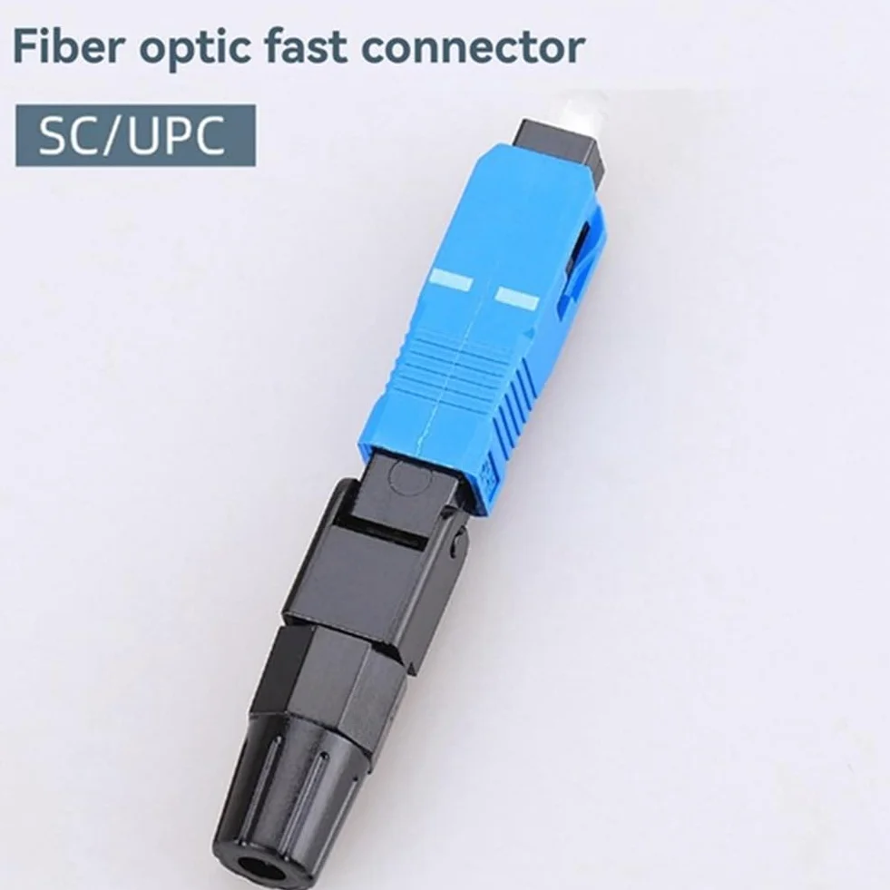 Conectores Rápidos de Fibra Óptica SC/UPC Preenterrados, Adaptadores para Instalación en Campo