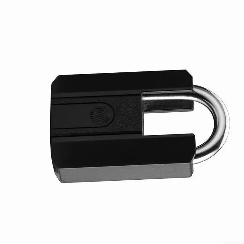 Candado inteligente de huellas dactilares, Cerradura electrónica impermeable IP67, Seguridad de cifrado AES para cajón de gabinete de equipaje, Cuerpo de aleación de zinc, Recargable tipo C