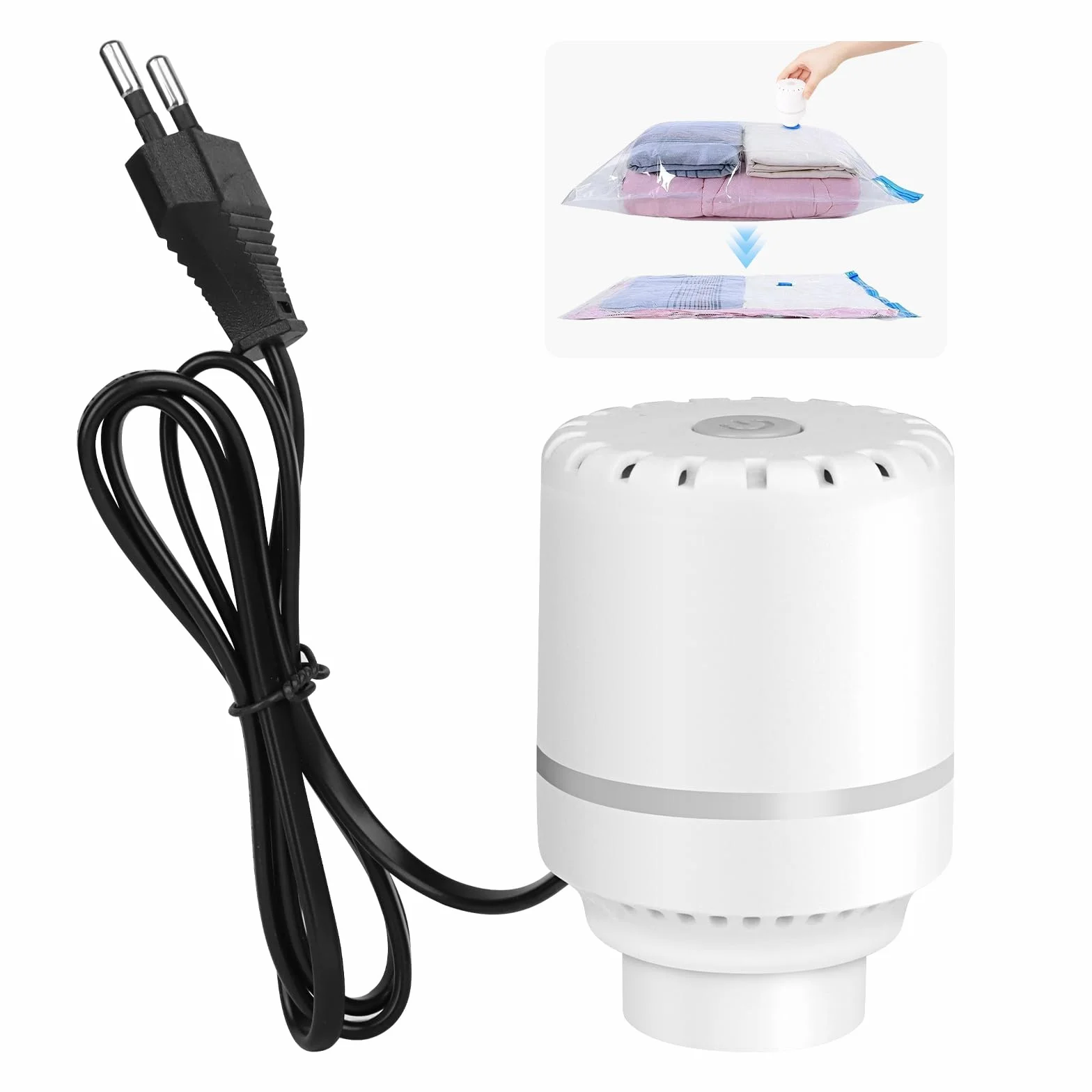 Bomba de Vacío 4000pa 30w para Ropa con Sellado, Salida 4cm