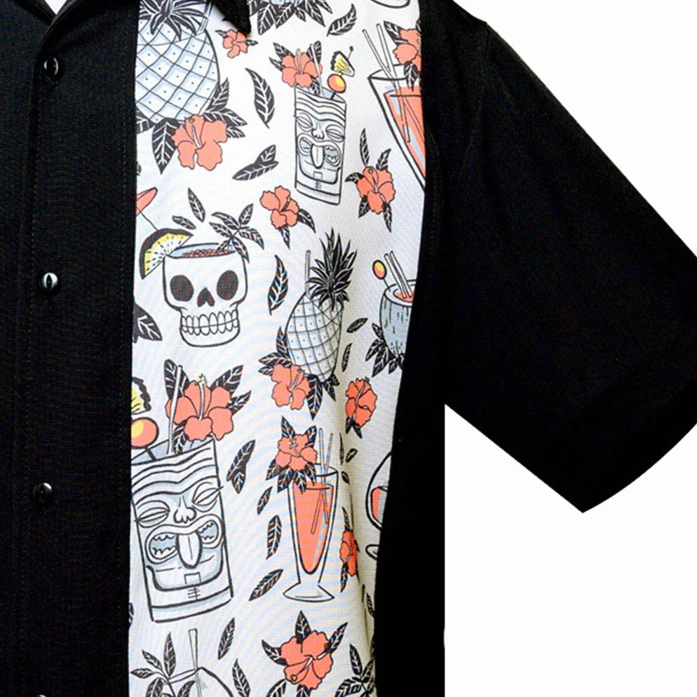 Steady Clothing Vintage Bowling Rum Tiki - Camiseta
