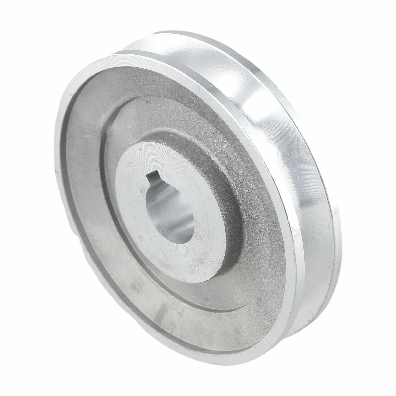 Polea de motor de aluminio tipo A 100 mm 19 mm 24 mm ranura de llave 6 mm 8 mm compatible con compresores