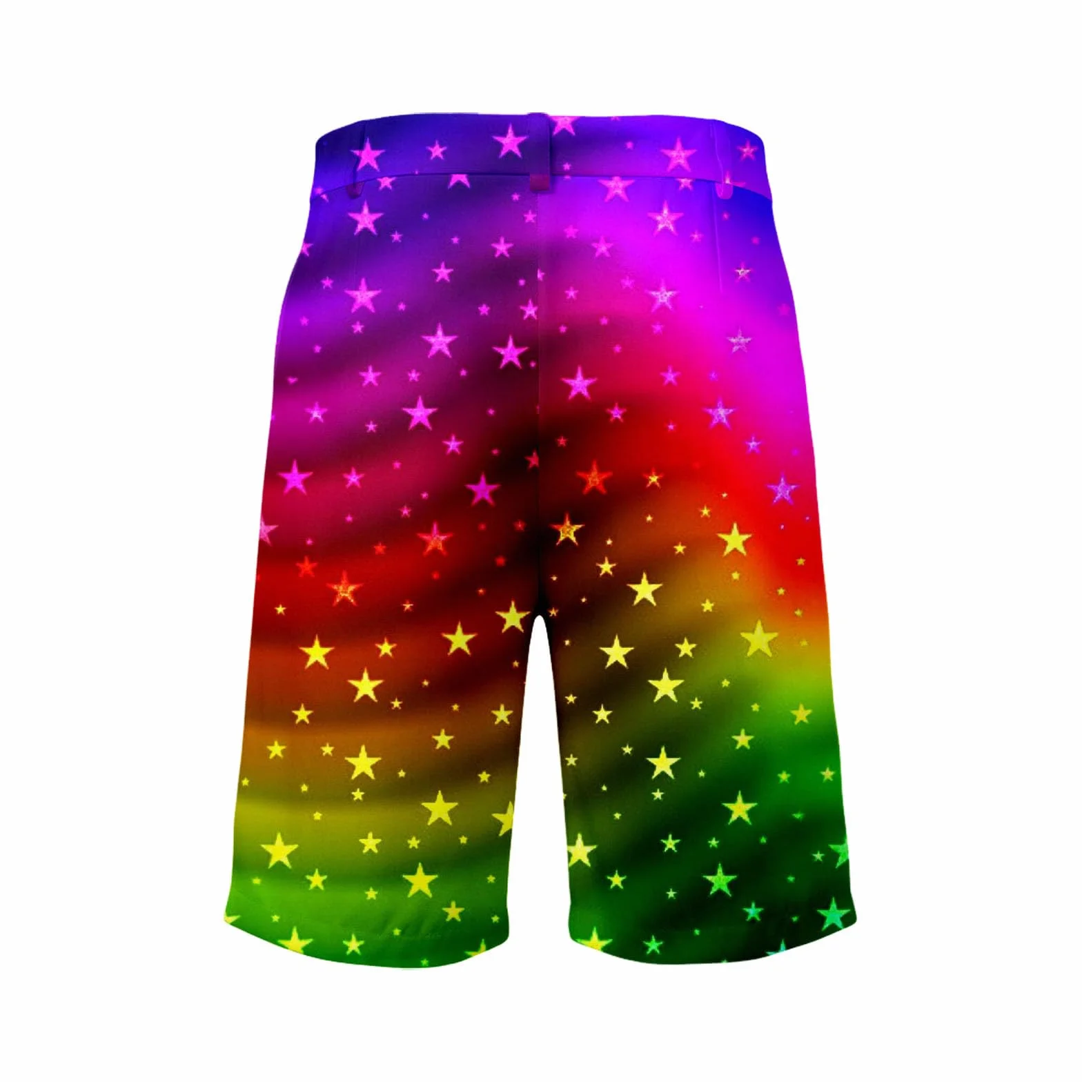 Conjunto chaqueta de traje manga corta hombre estampado arco iris 2 piezas pantalones cortos para playa orgullo gay